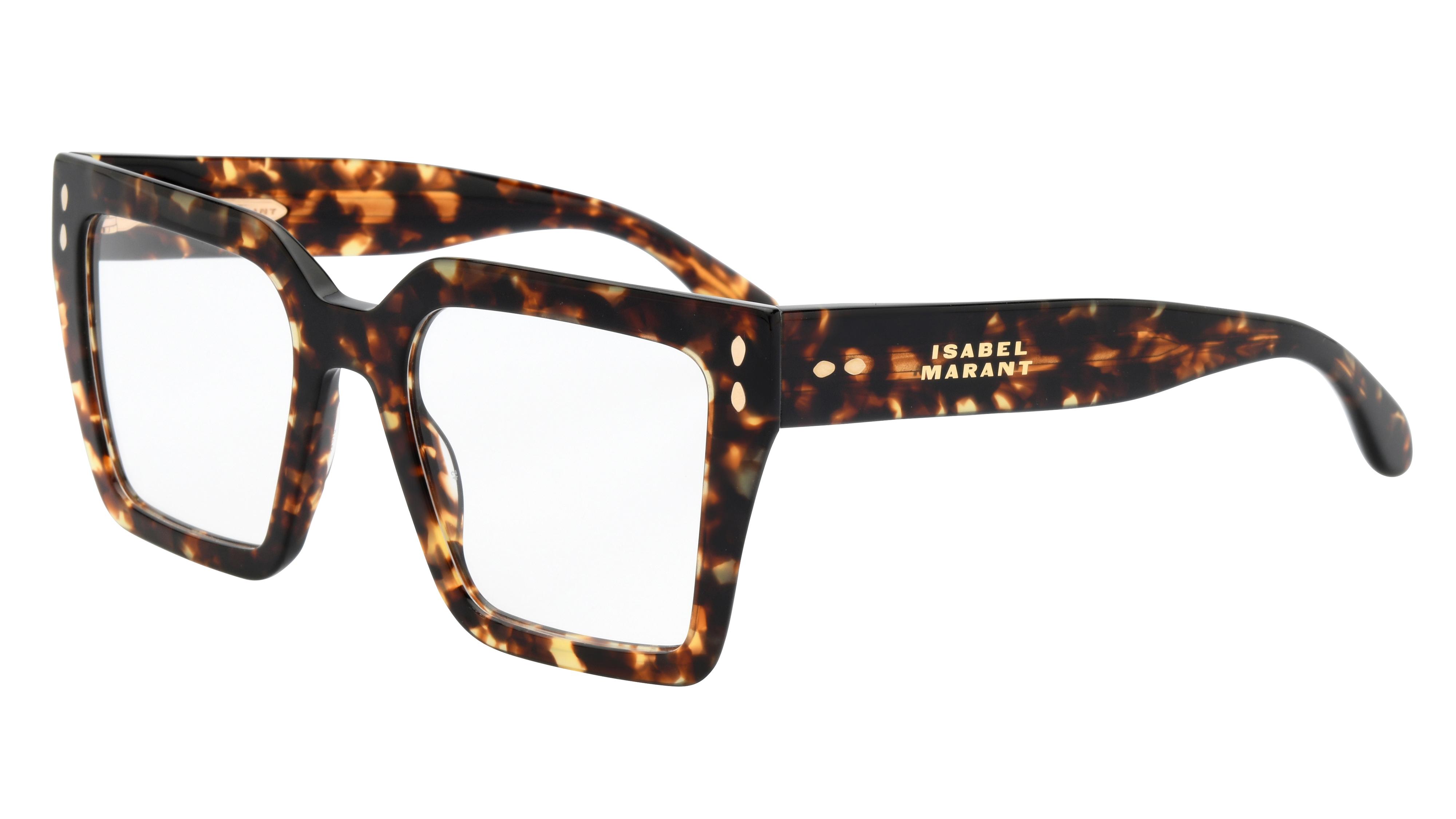 Lunettes de vue Isabel Marant Femme Écaille Rectangle Im0175 Trois-Quart