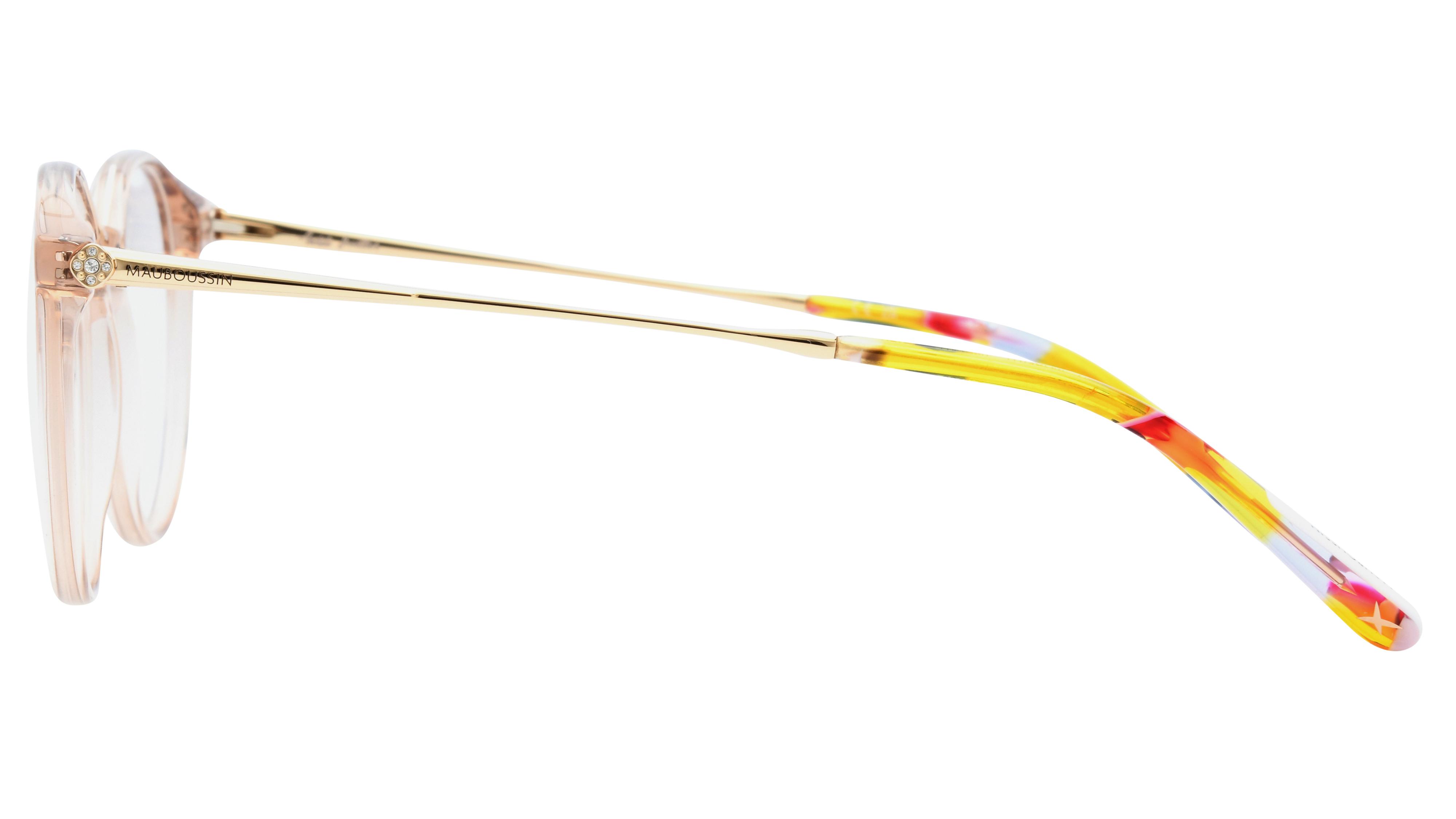 Lunettes de vue Mauboussin Femme Rose Pantos MAU2317 Gauche