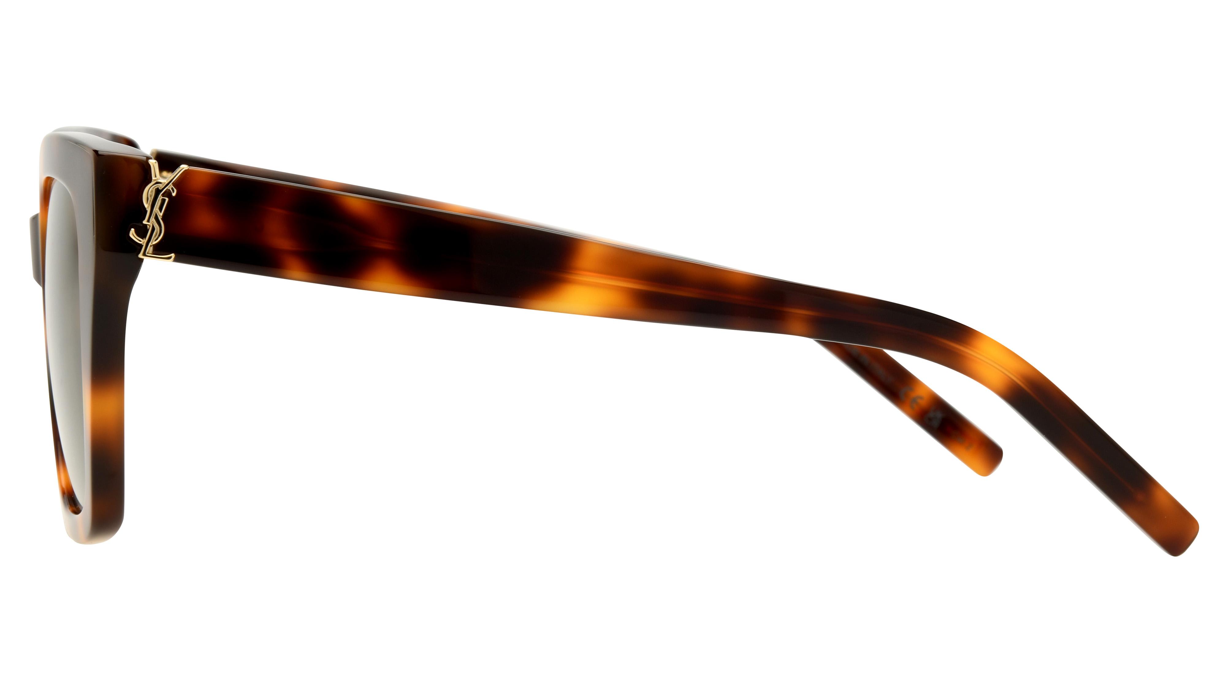 Lunettes de soleil Saint Laurent Mixte Écaille Papillon SL Gauche