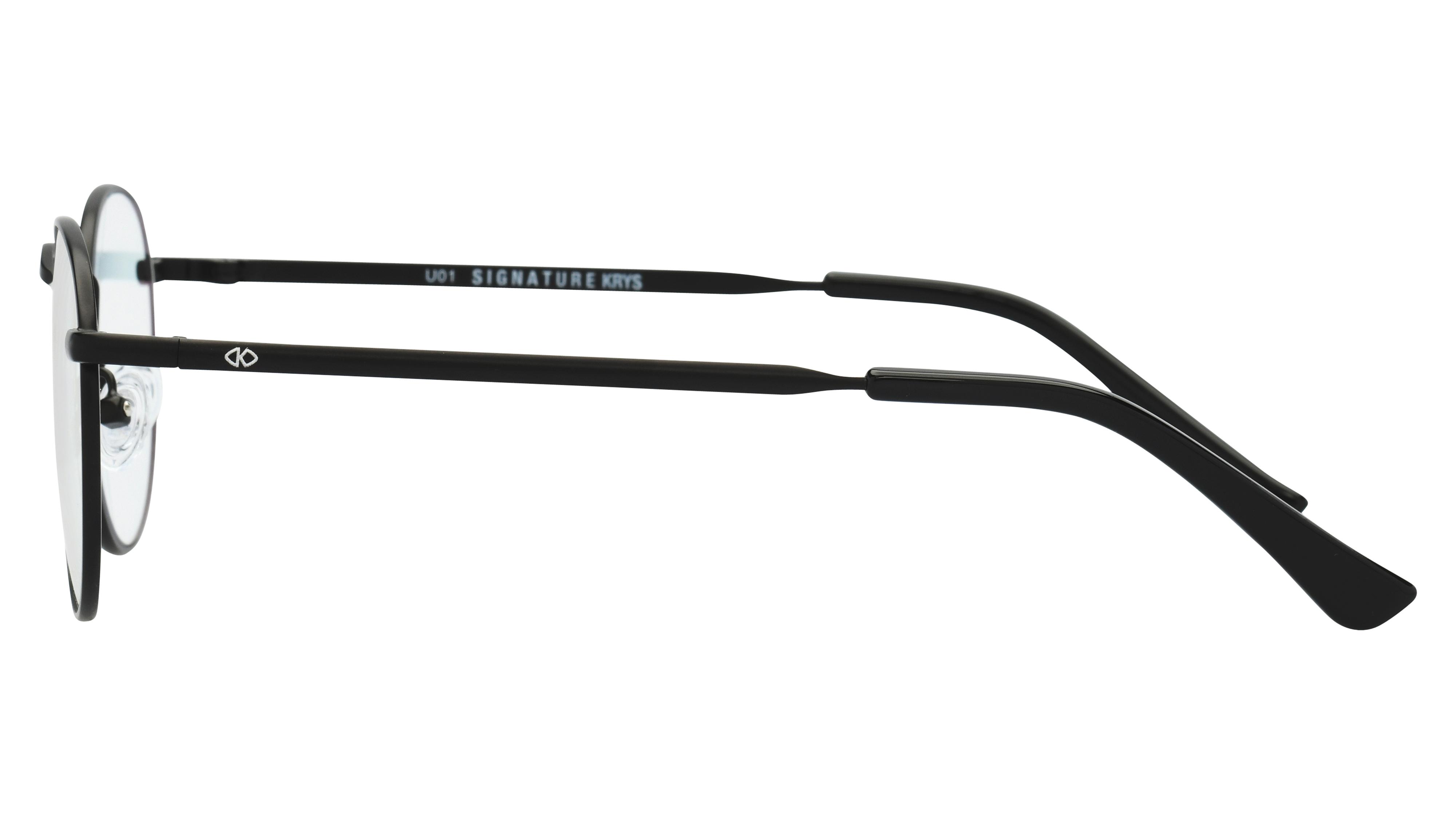 Lunettes anti-lumière bleue Signature Krys Femme Noir Pantos Skpap-E2113 Gauche