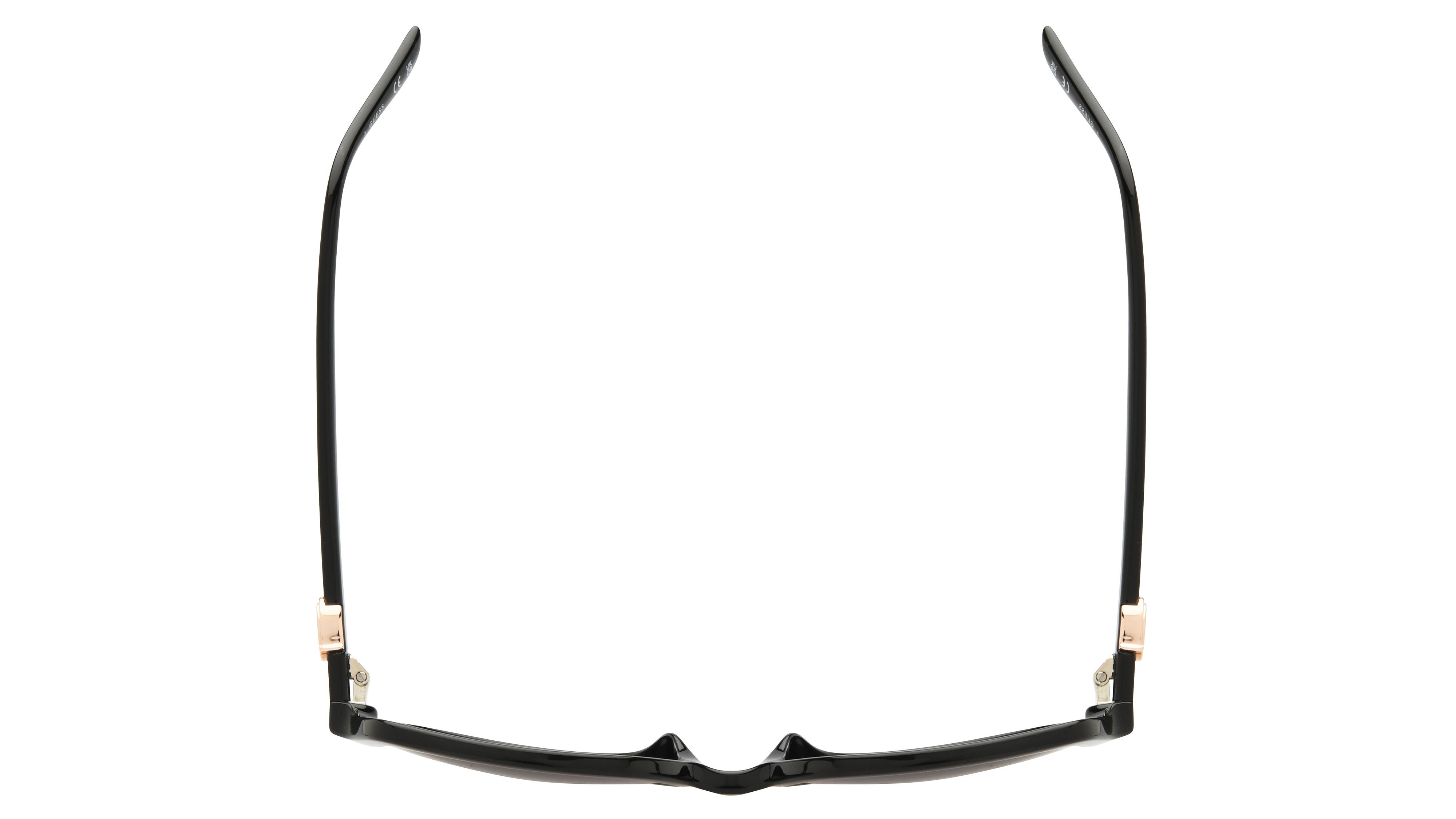 Lunettes de soleil Guess Femme Noir Carré Gu00190 Dessus
