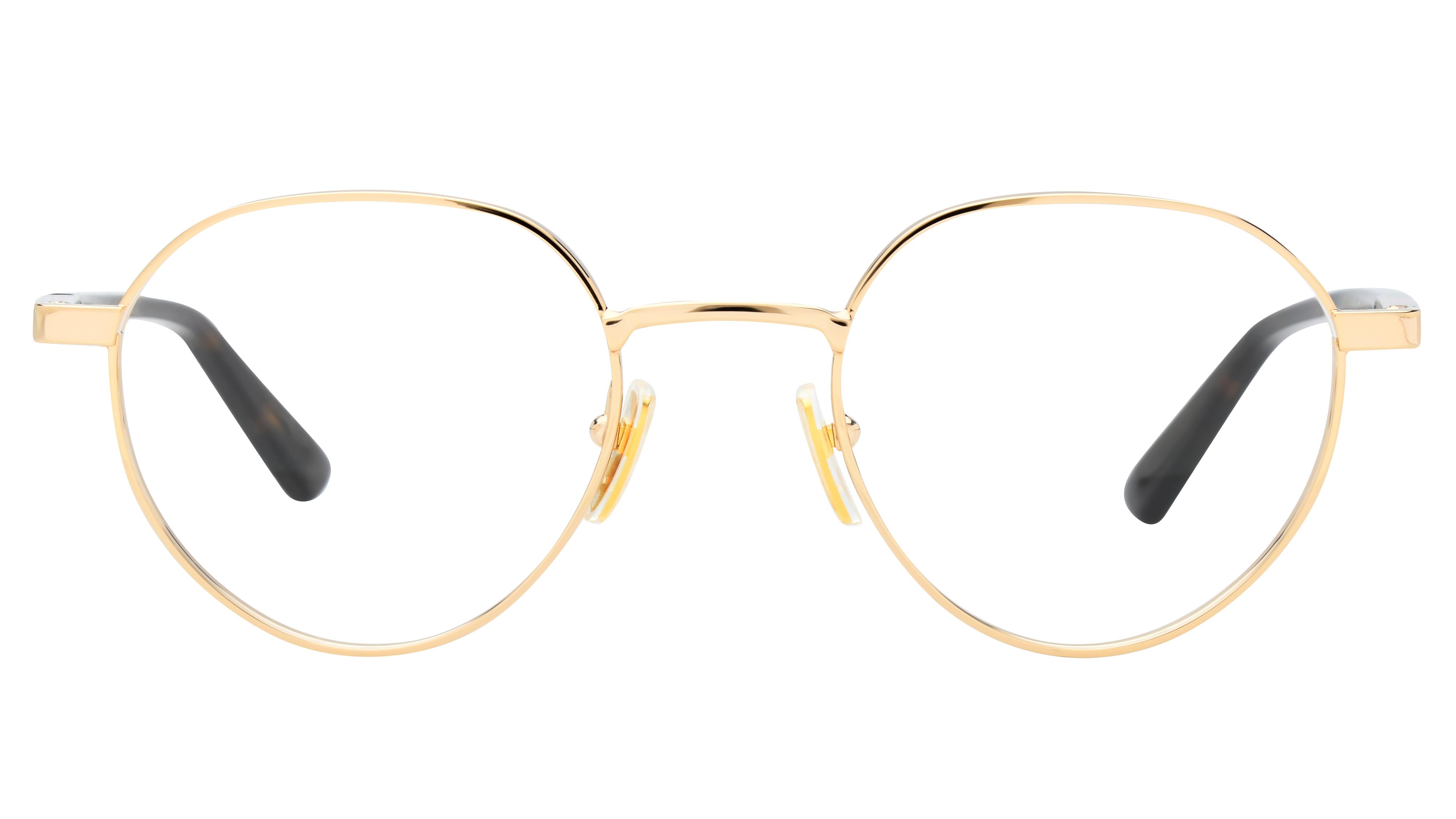Lunettes de vue Gucci Homme Or Ronde GG1963O Face
