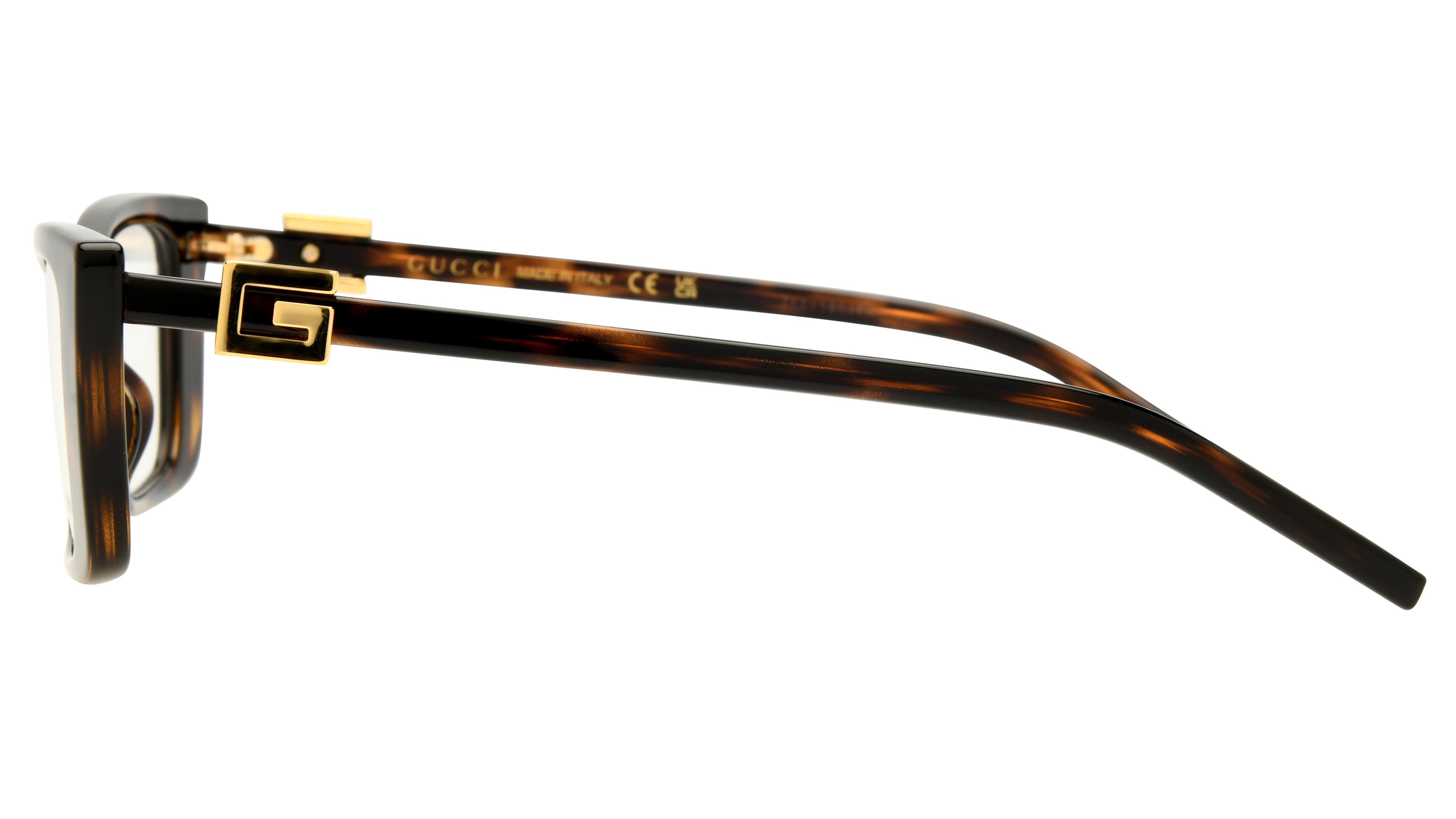 Lunettes de vue Gucci Femme Écaille Papillon Gg1682O Gauche