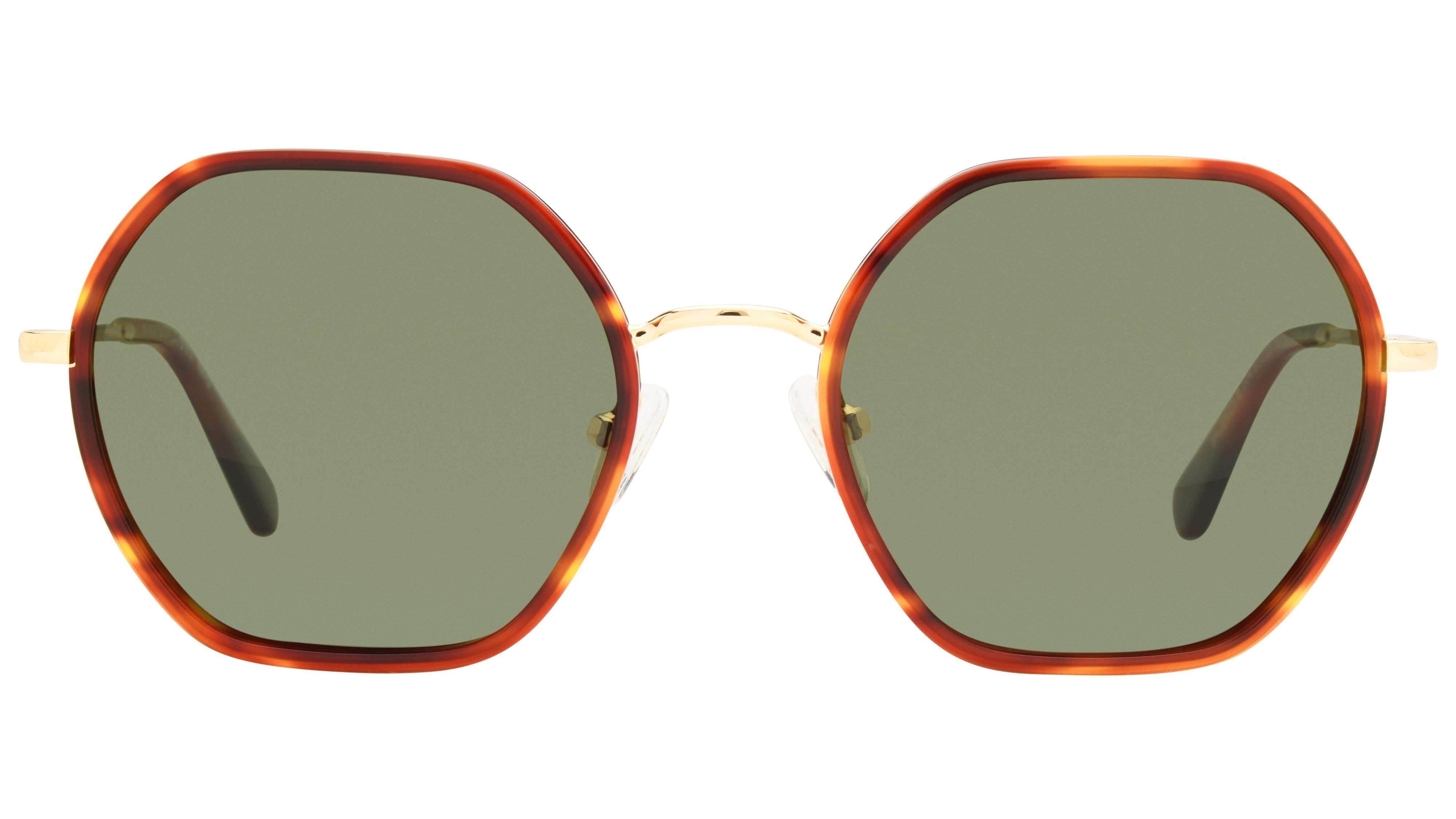 Lunettes de soleil Signature Krys Femme Marron Tonneau skj2521-e Face