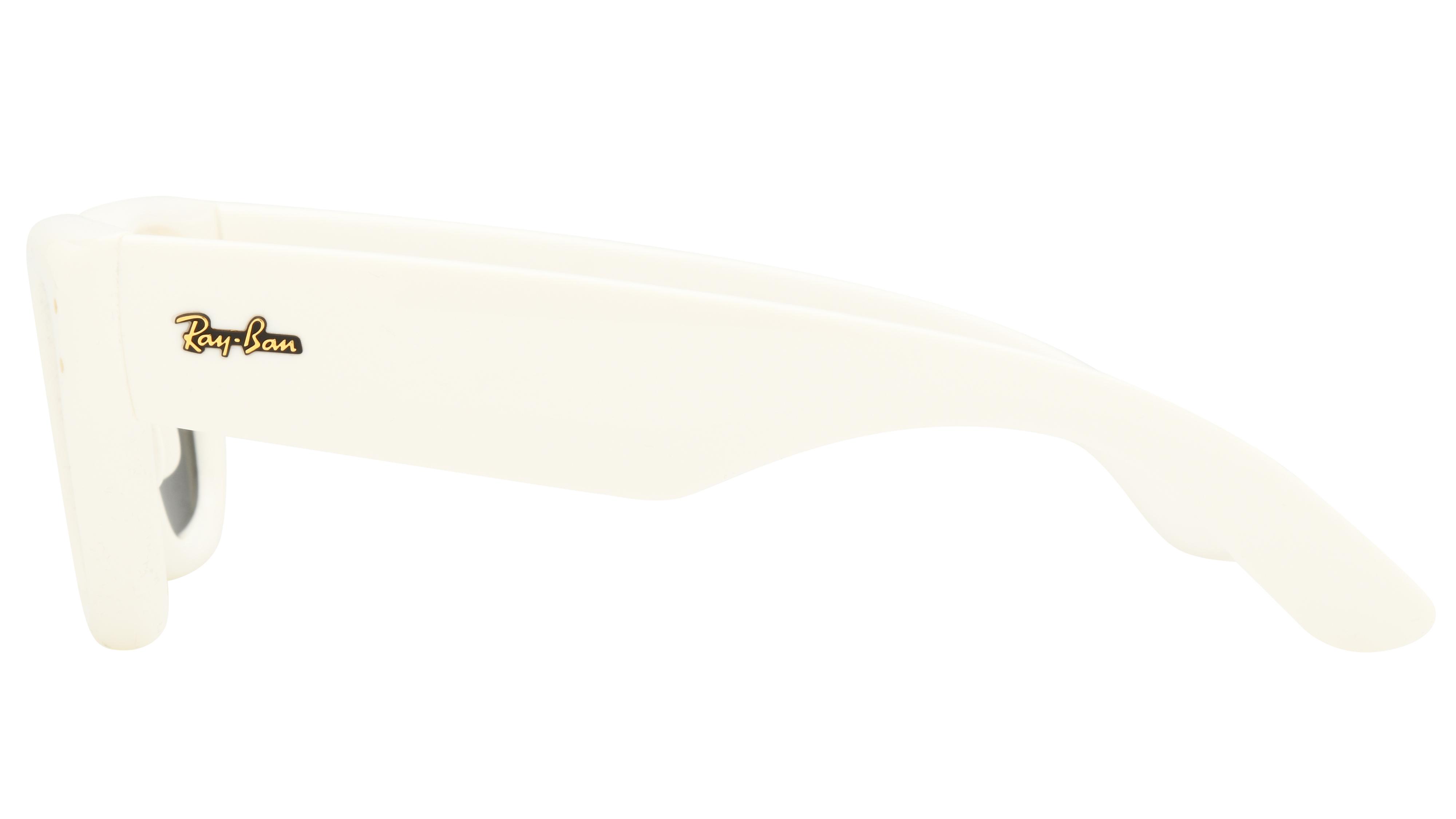 Lunettes de soleil Ray-Ban Mixte Blanc Carré RB4940 Gauche