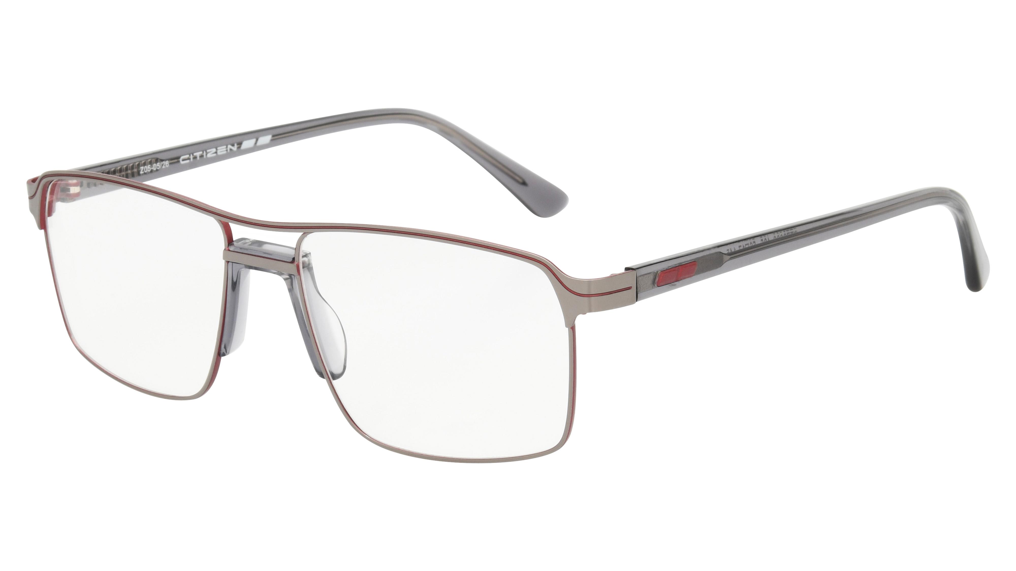 Lunettes de vue Citizen Homme Noir Aviateur Ctz2606 Trois-Quart