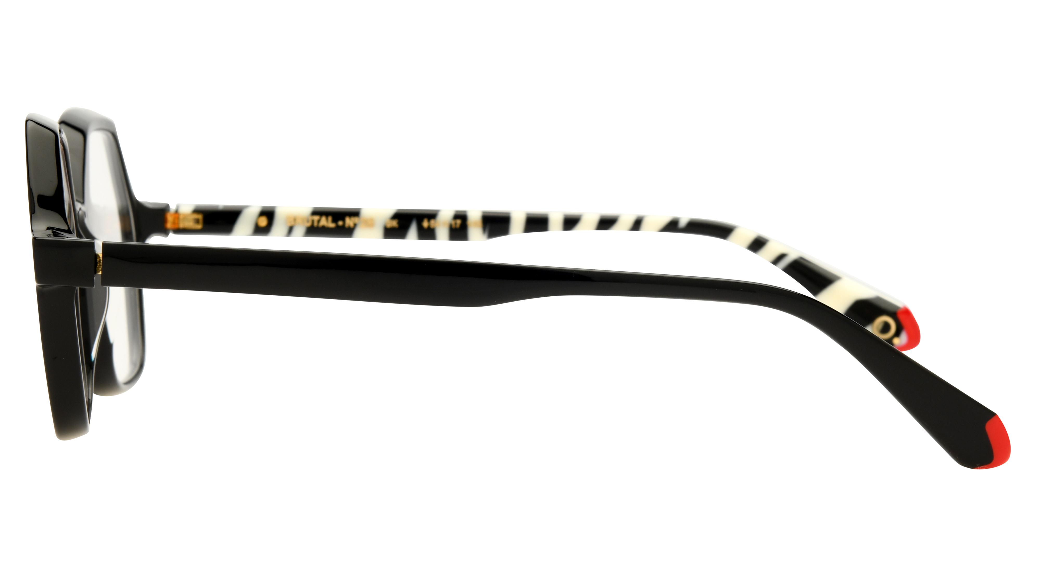 Lunettes de vue Etnia Barcelona Femme Noir Carré Brutal Gauche