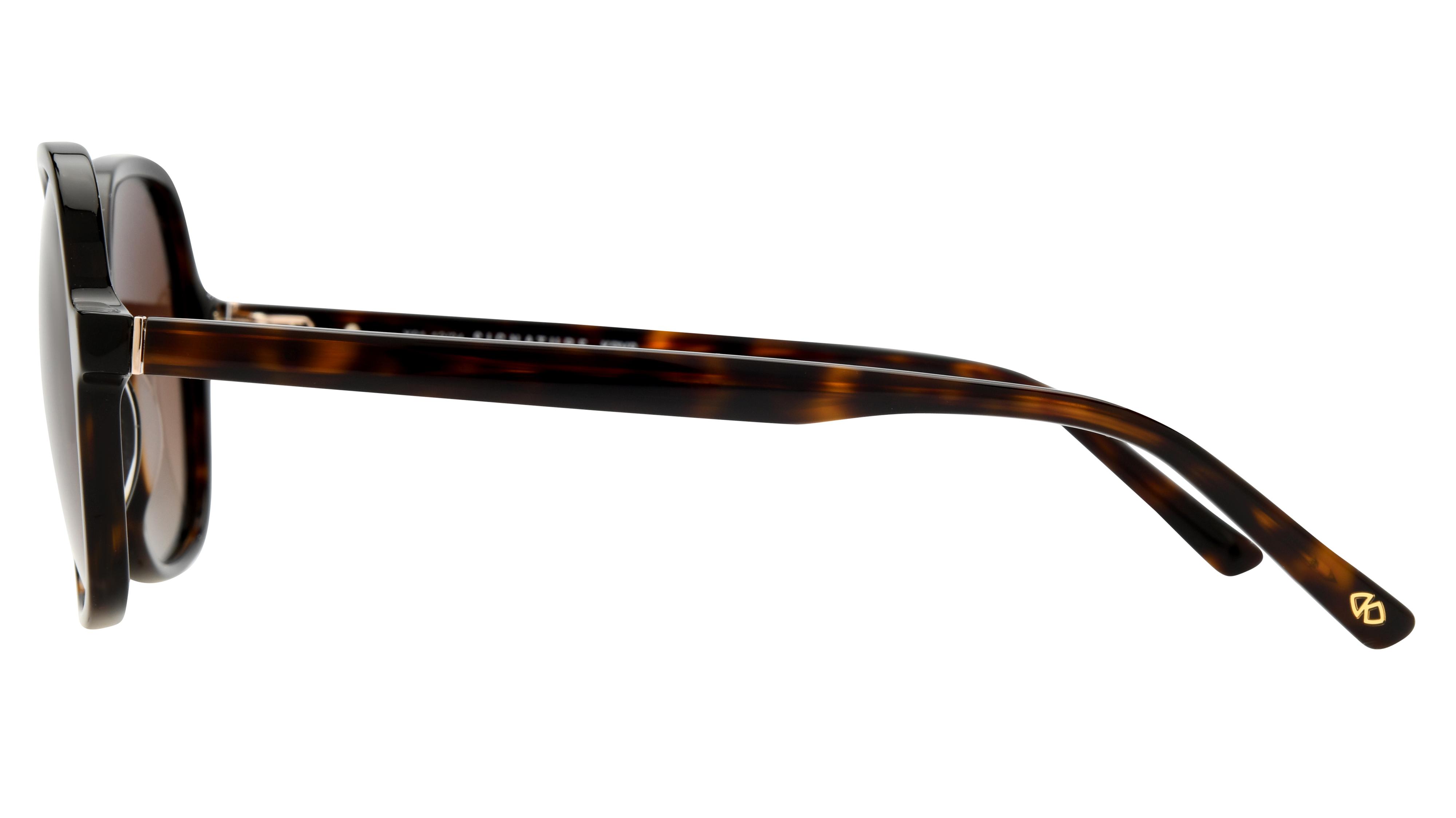 Lunettes de soleil Signature Krys Femme Écaille Carré Skj2529-D Gauche