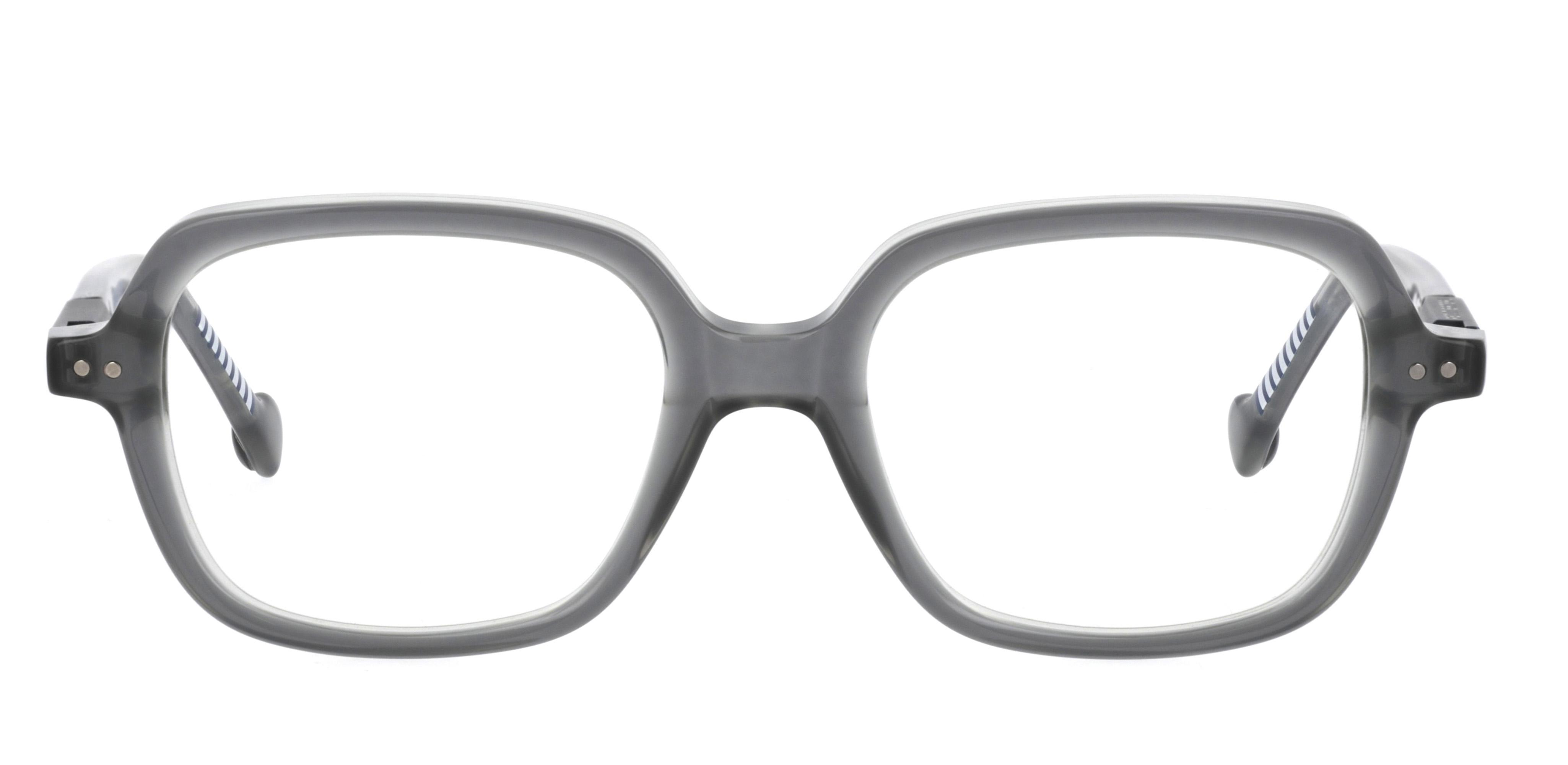 Lunettes de vue Petit Bateau Enfant Gris Rectangle Ile Face