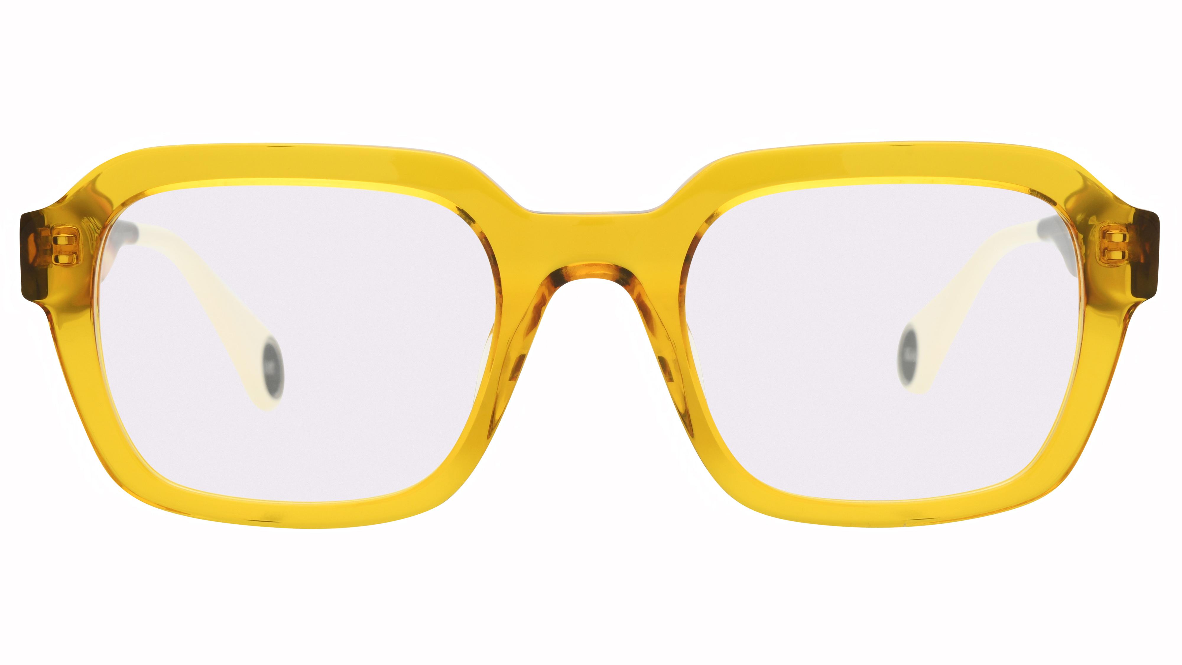 Lunettes de vue WOOW Mixte Jaune Rectangle KICK Face