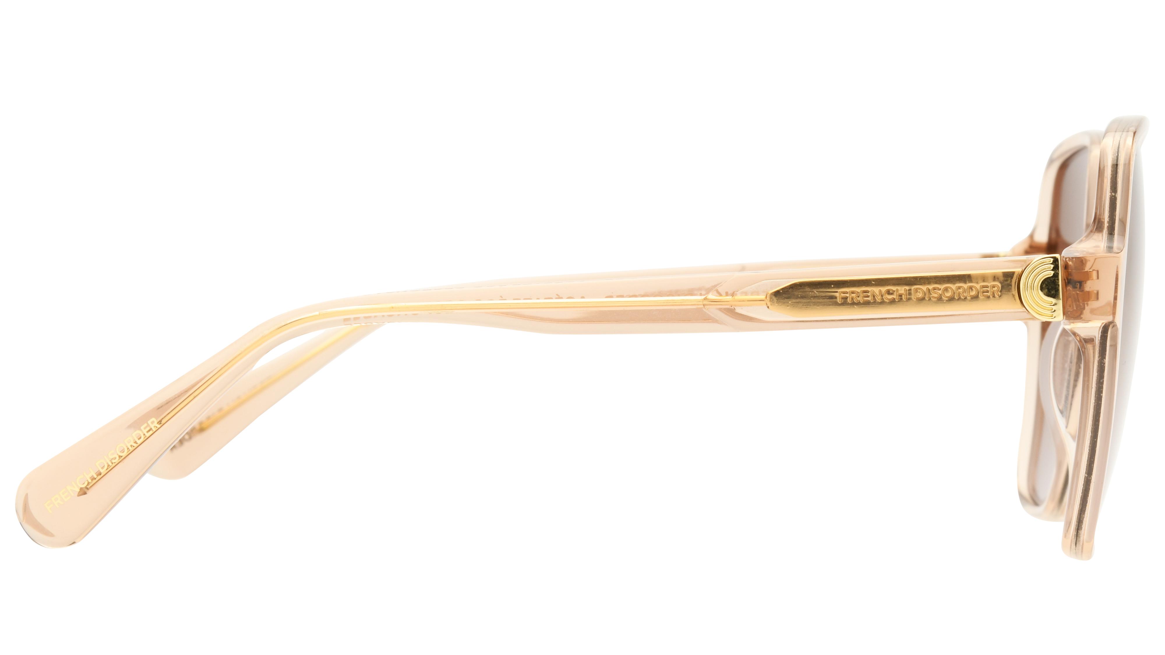 Lunettes de soleil French Disorder Femme Marron Carré Fd2506/S Droite