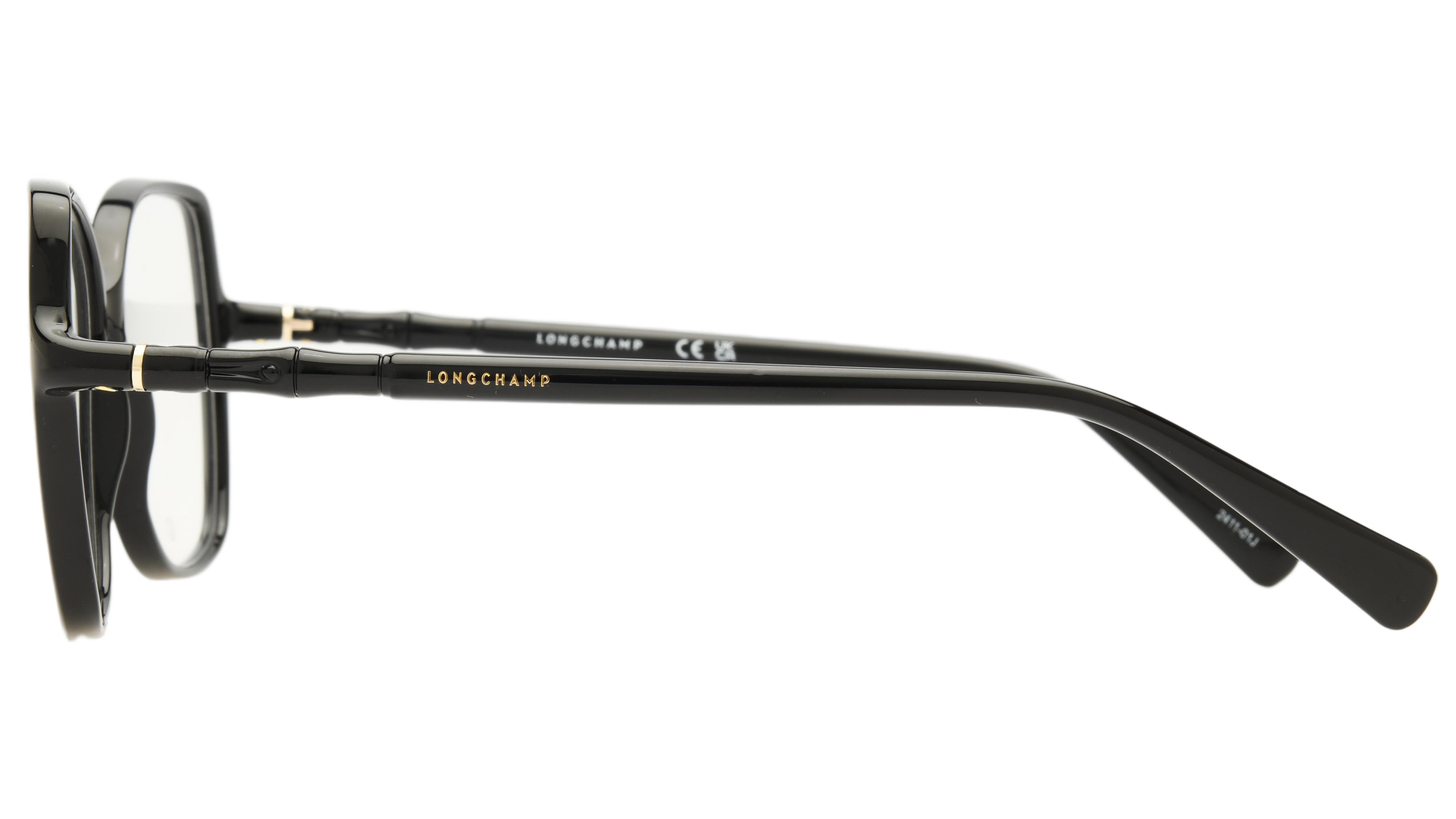 Lunettes de vue Longchamp Femme Noir Carré LO2769N Gauche