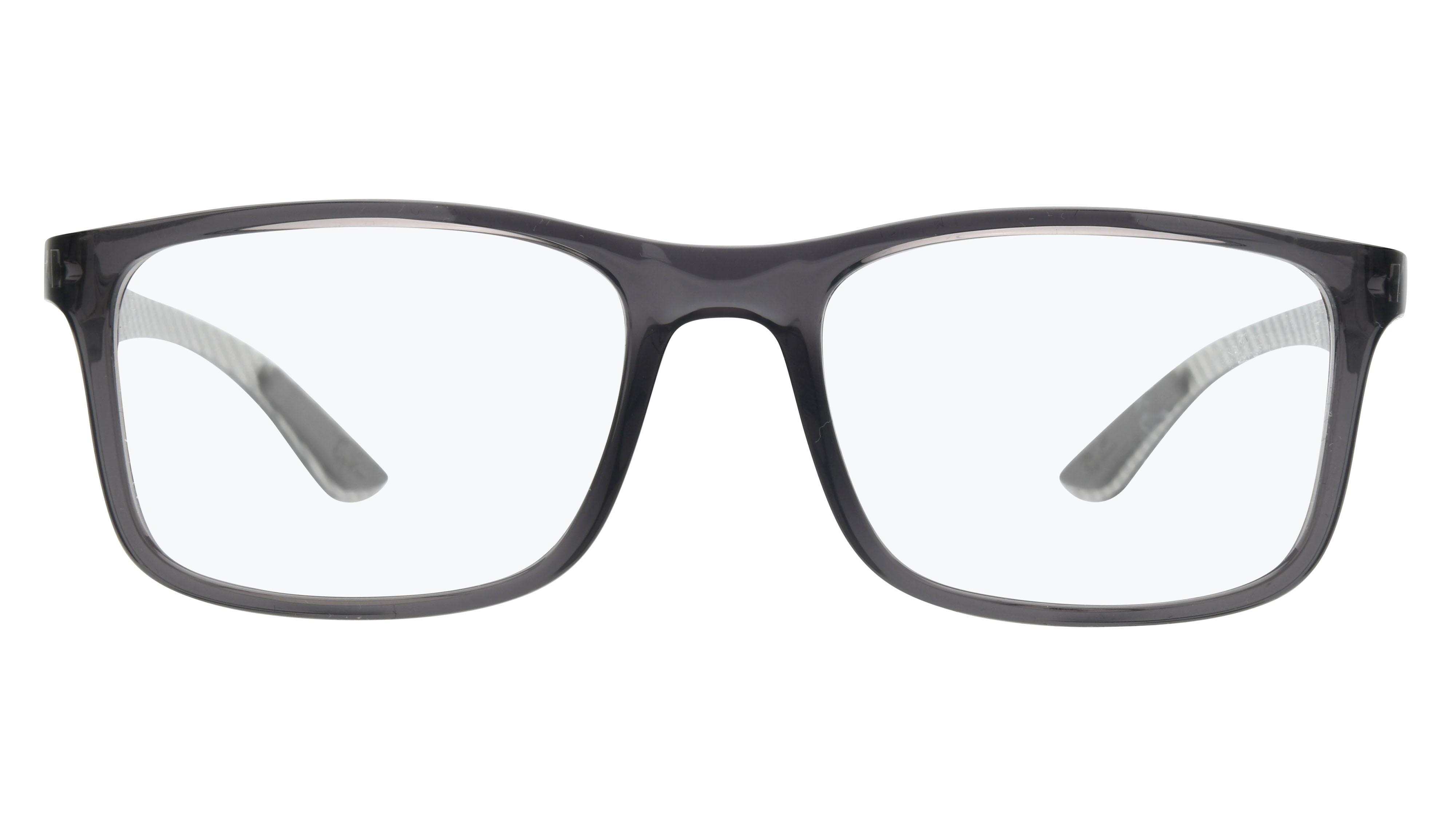 Lunettes de vue Ray-Ban Mixte Gris Rectangle Rx8908 Face