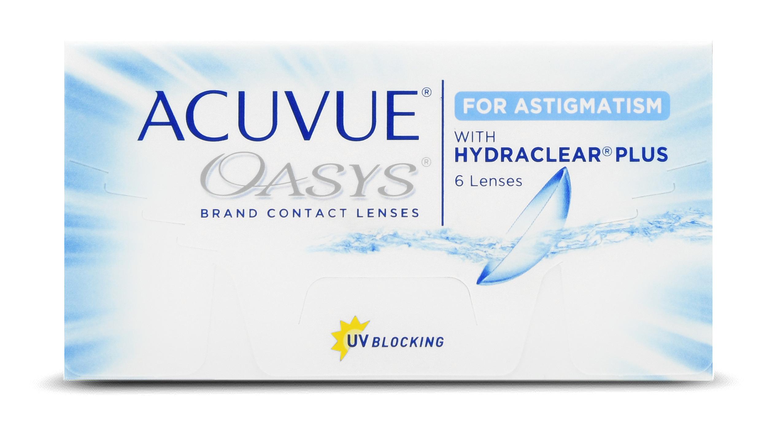 Lentilles de contact Acuvue Oasys for astigmatism Boîte de 6