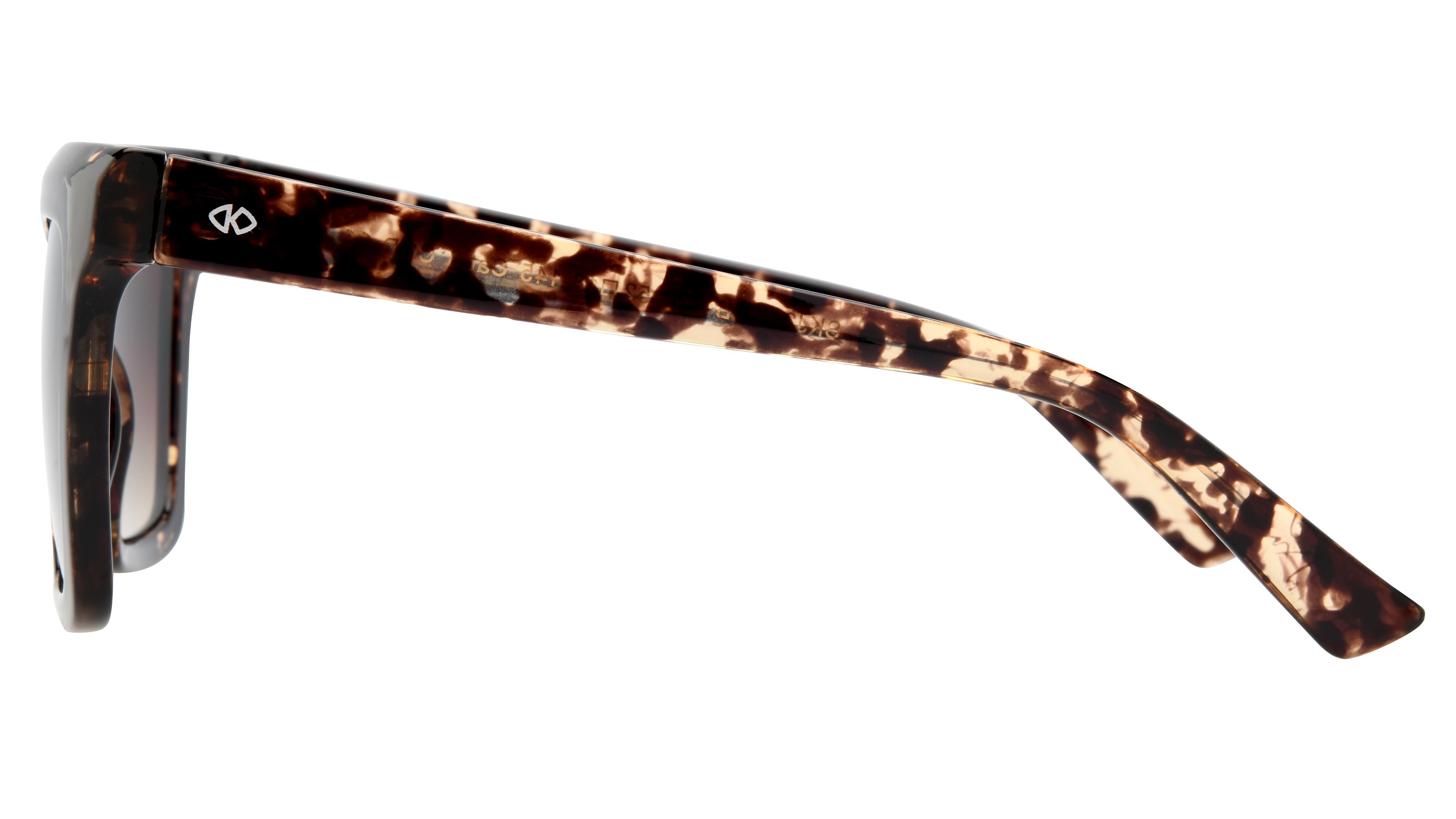 Lunettes de soleil Signature Krys Femme Écaille Carré Skj2431-B Gauche