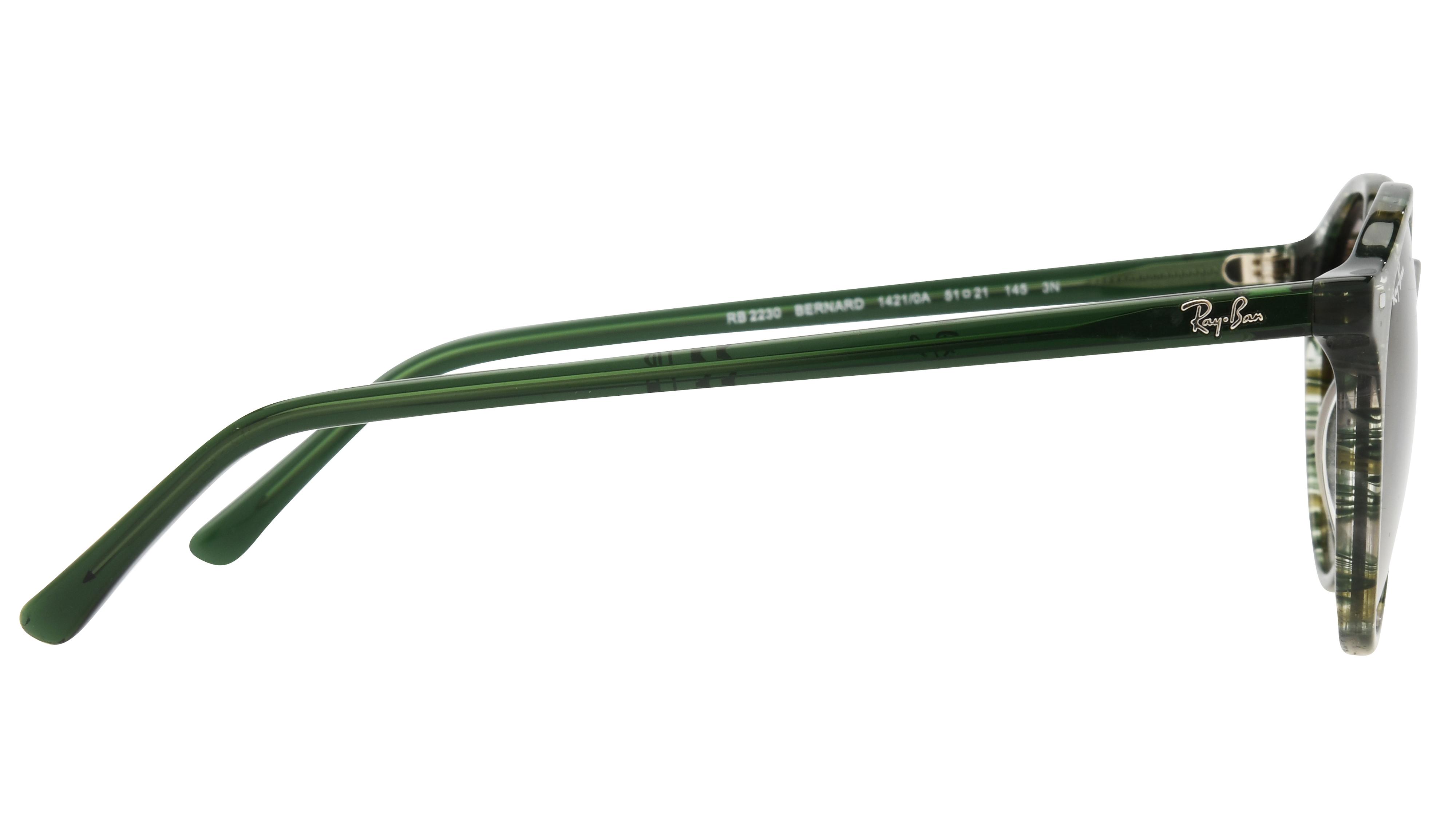 Lunettes de soleil Ray-Ban Mixte Vert Pantos RB2230 Droite