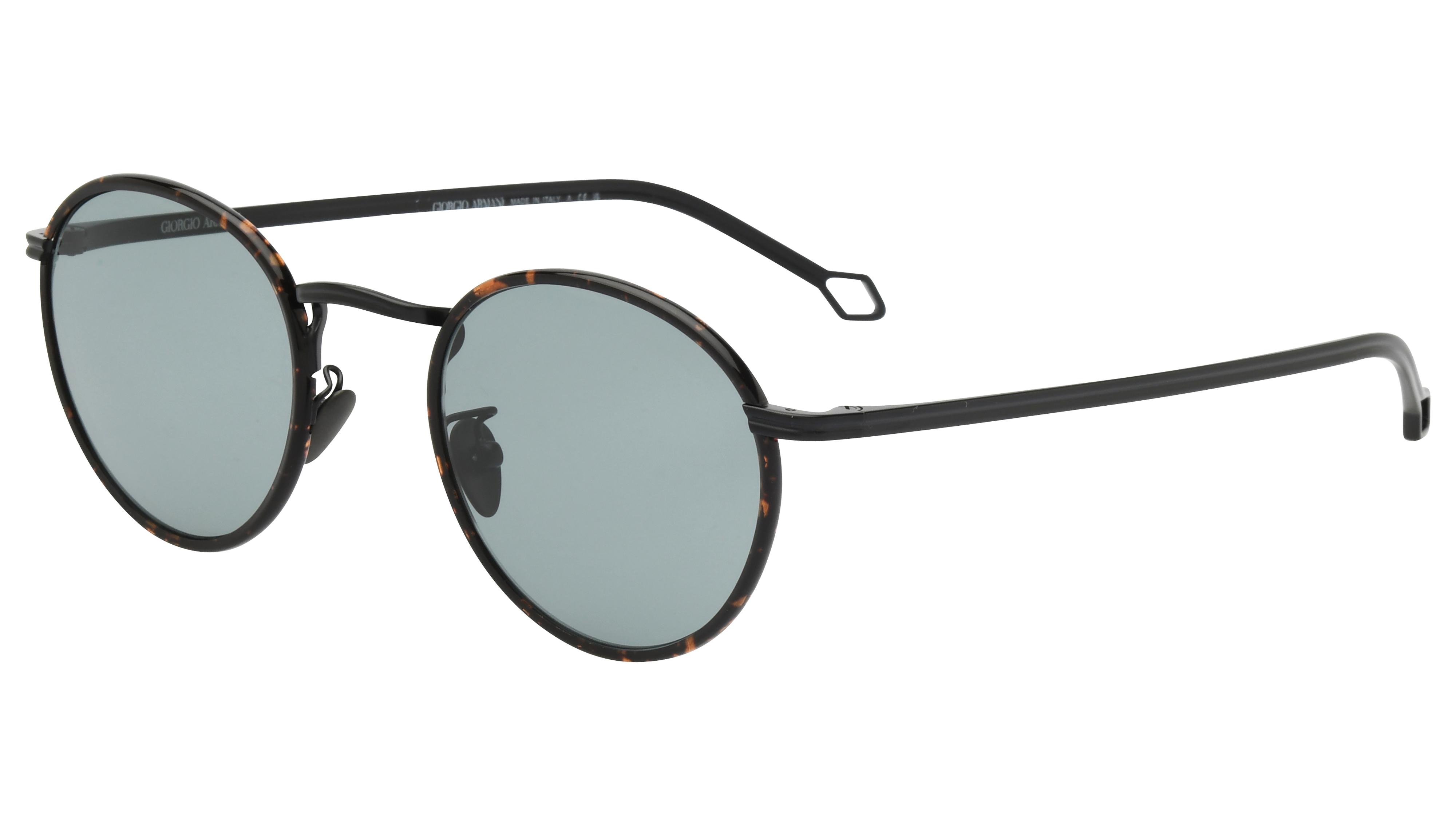Lunettes de soleil Giorgio Armani Homme Noir Ronde Ar6163J Trois-Quart