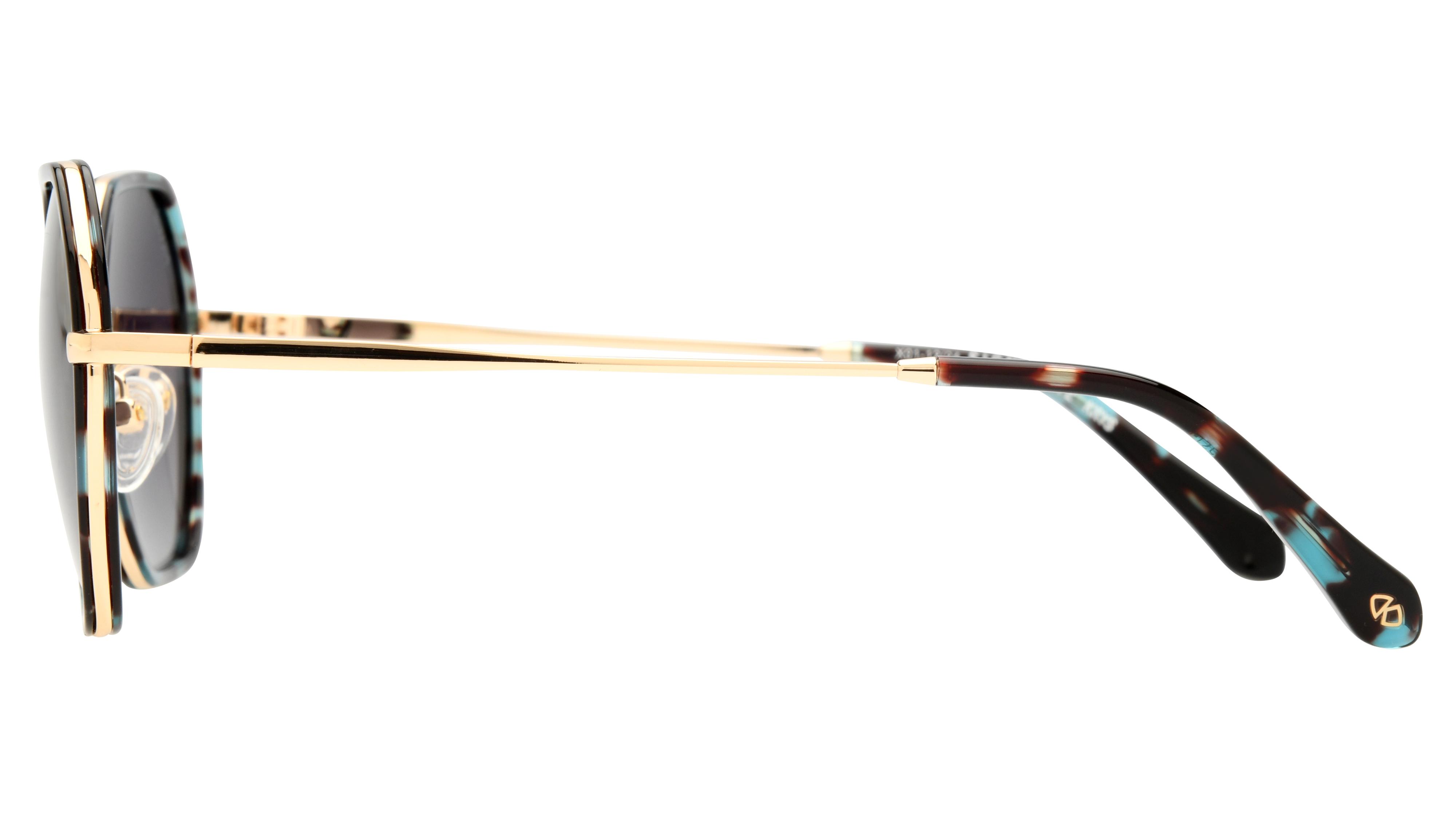 Lunettes de soleil Signature Krys Femme Bleu Carré Skj2521-E Gauche