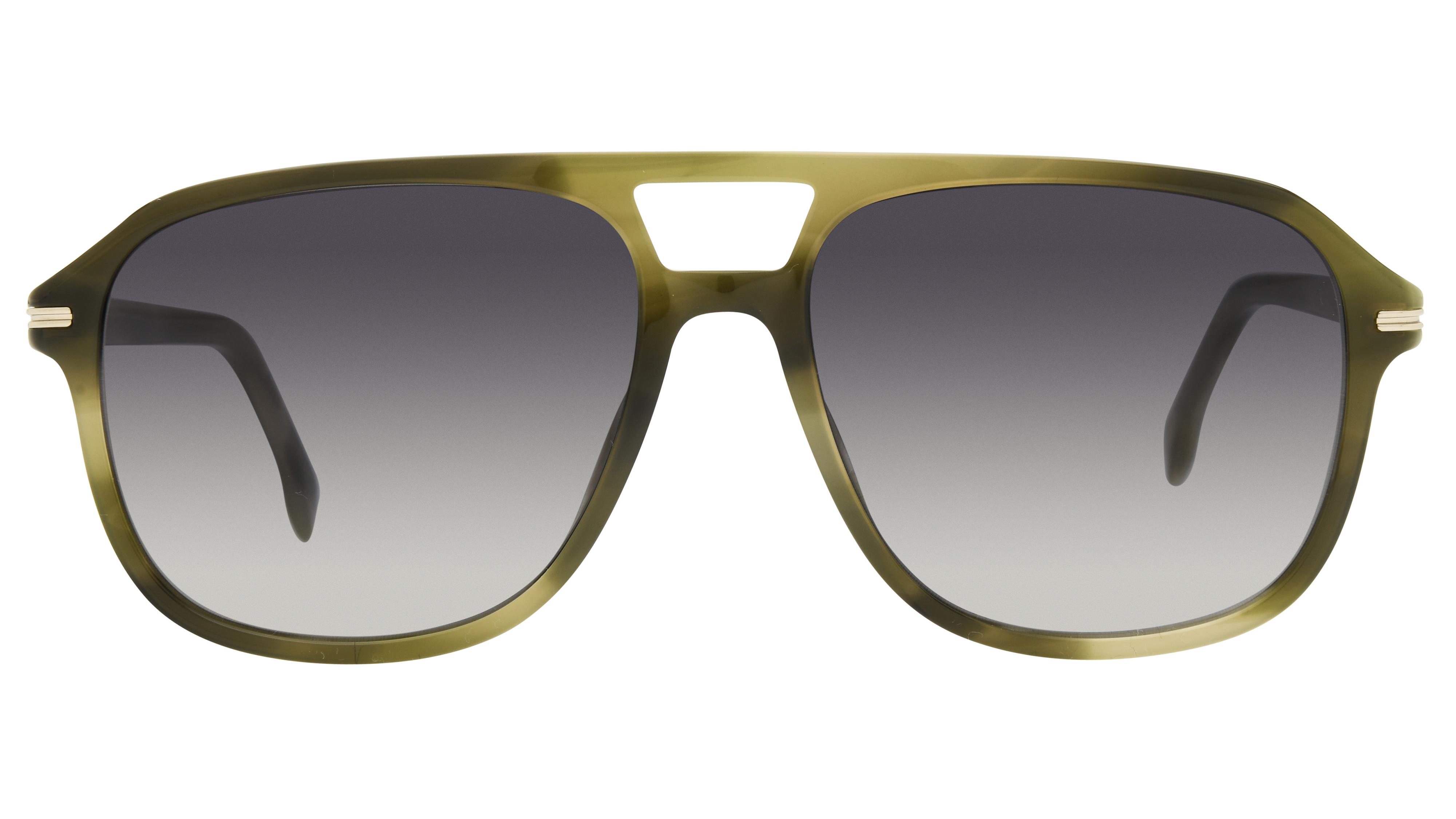 Lunettes de soleil Boss Homme Vert Aviateur Boss1751/S Face
