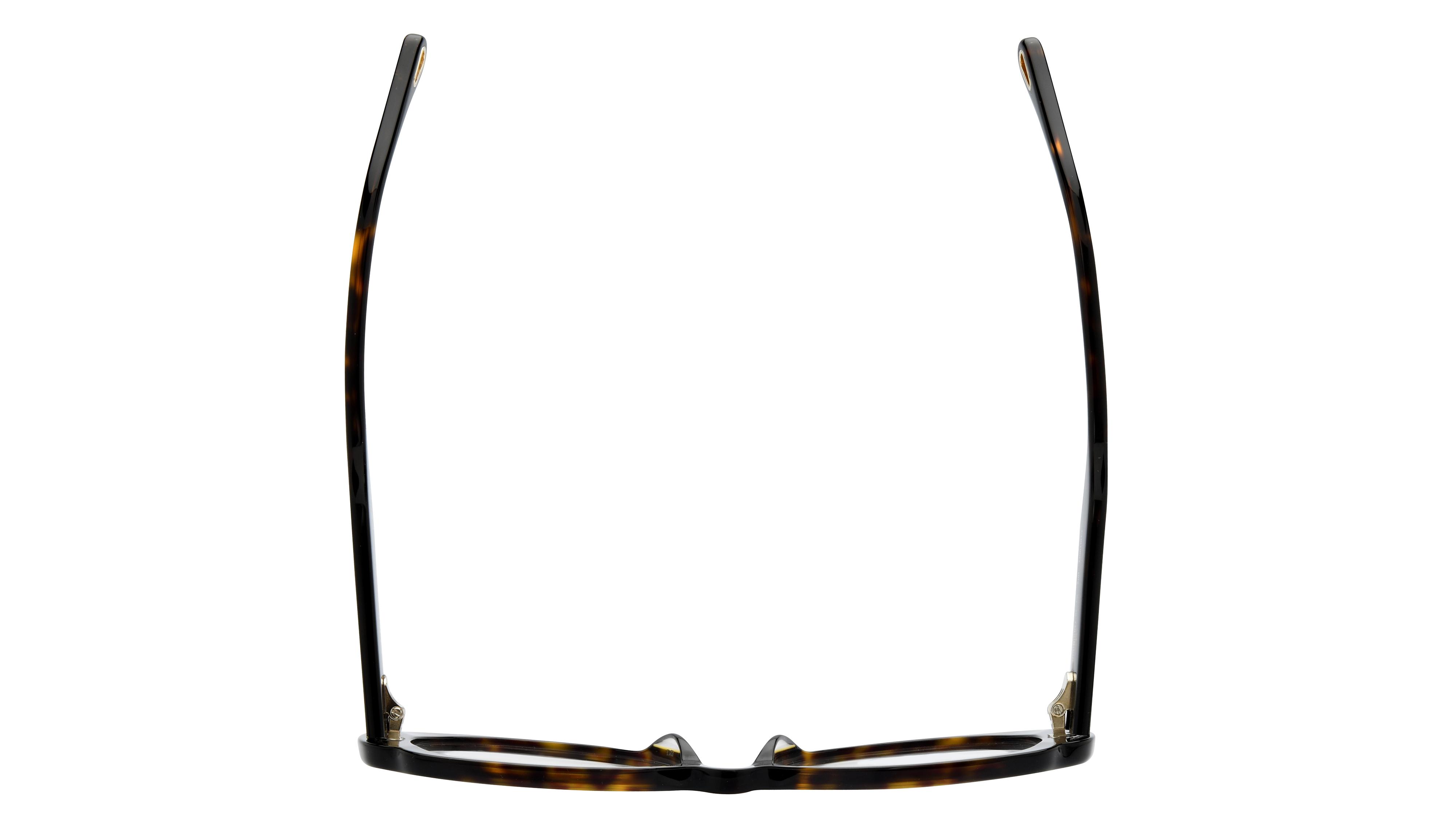 Lunettes de vue Chloé Femme Écaille Ronde Ch0196O Dessus