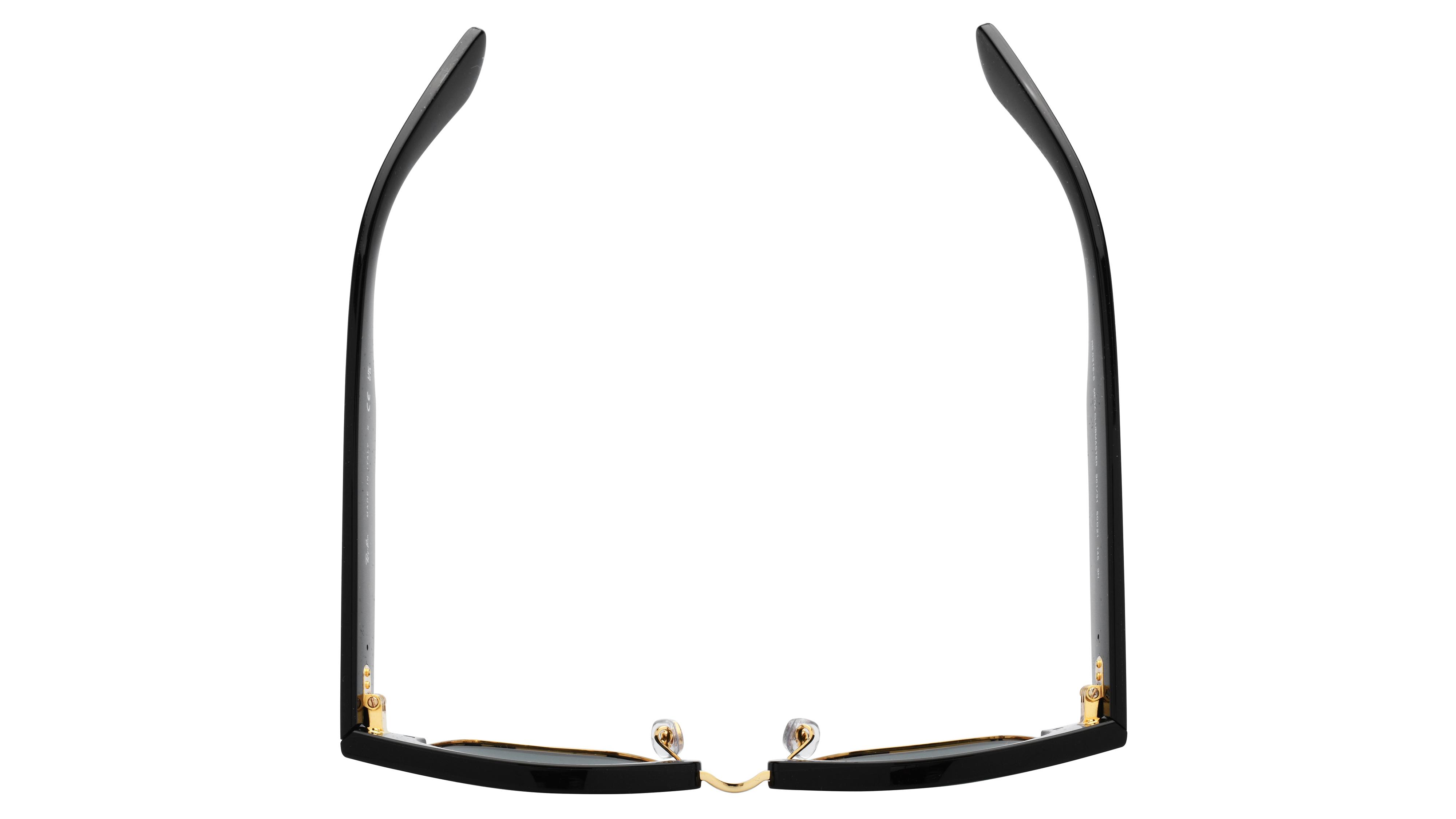 Lunettes de soleil Ray-Ban Mixte Noir Carré RB0316S Dessus