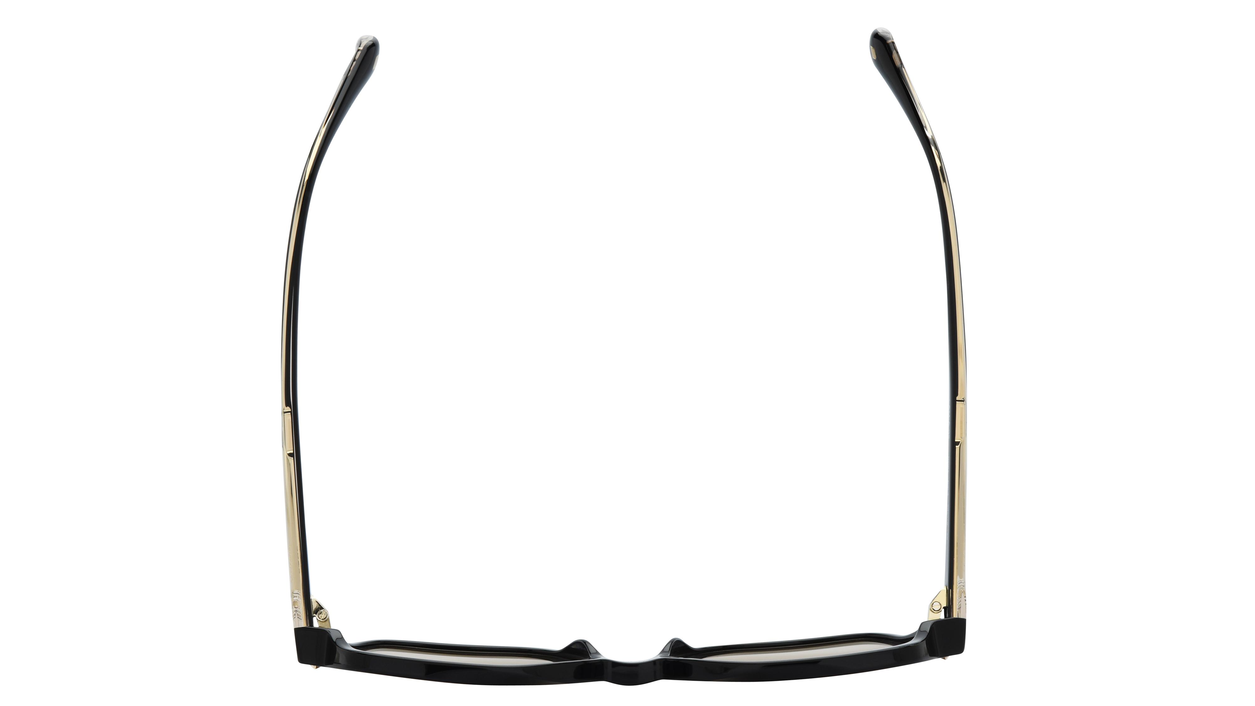 Lunettes de soleil ba&sh Femme Noir Carré lamia02 Dessus