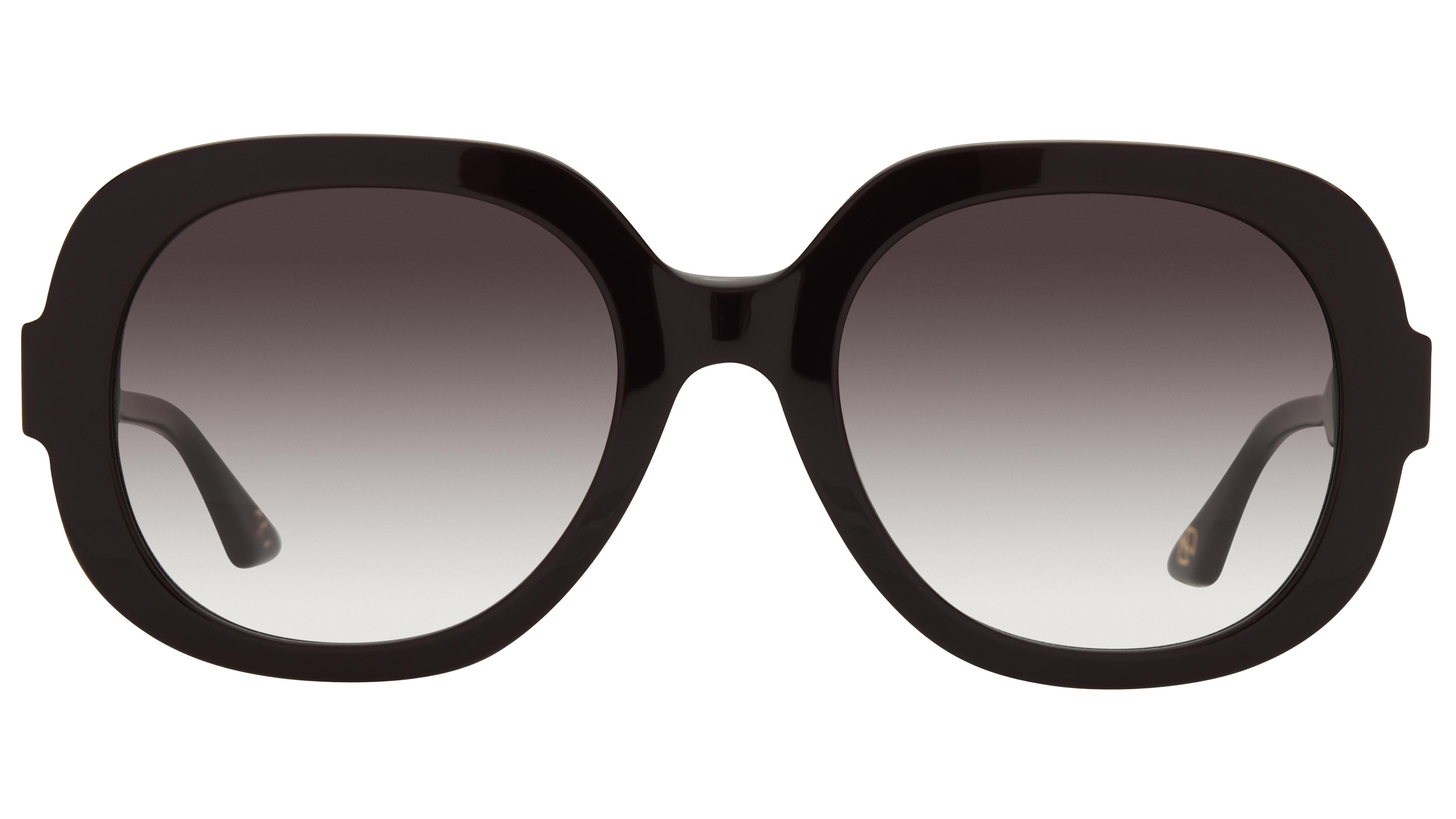 Lunettes de soleil Signature Krys Femme Rouge Ronde Passionnee Face