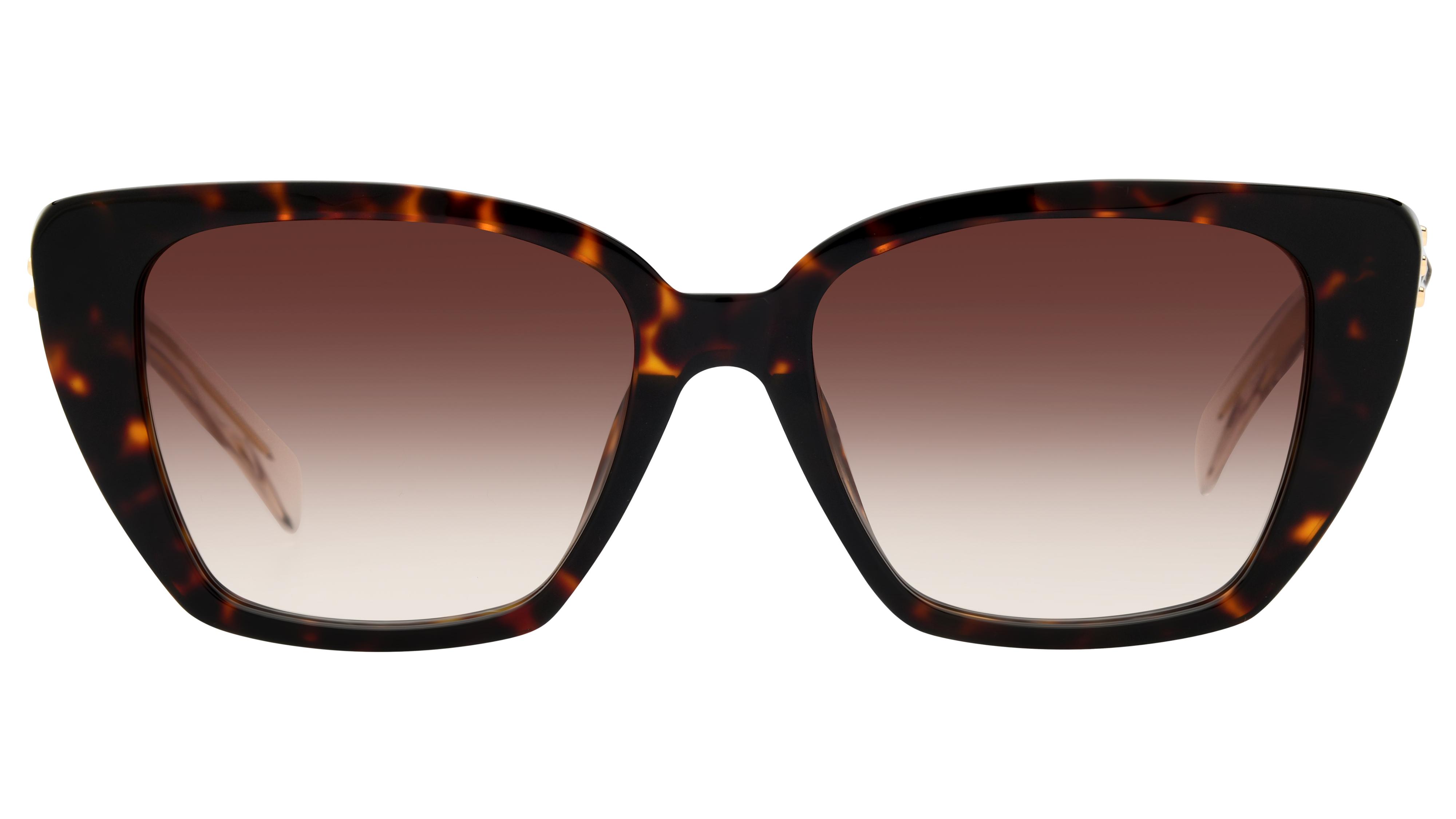 Lunettes de soleil Zadig & Voltaire Femme Écaille Papillon SZV472 Face