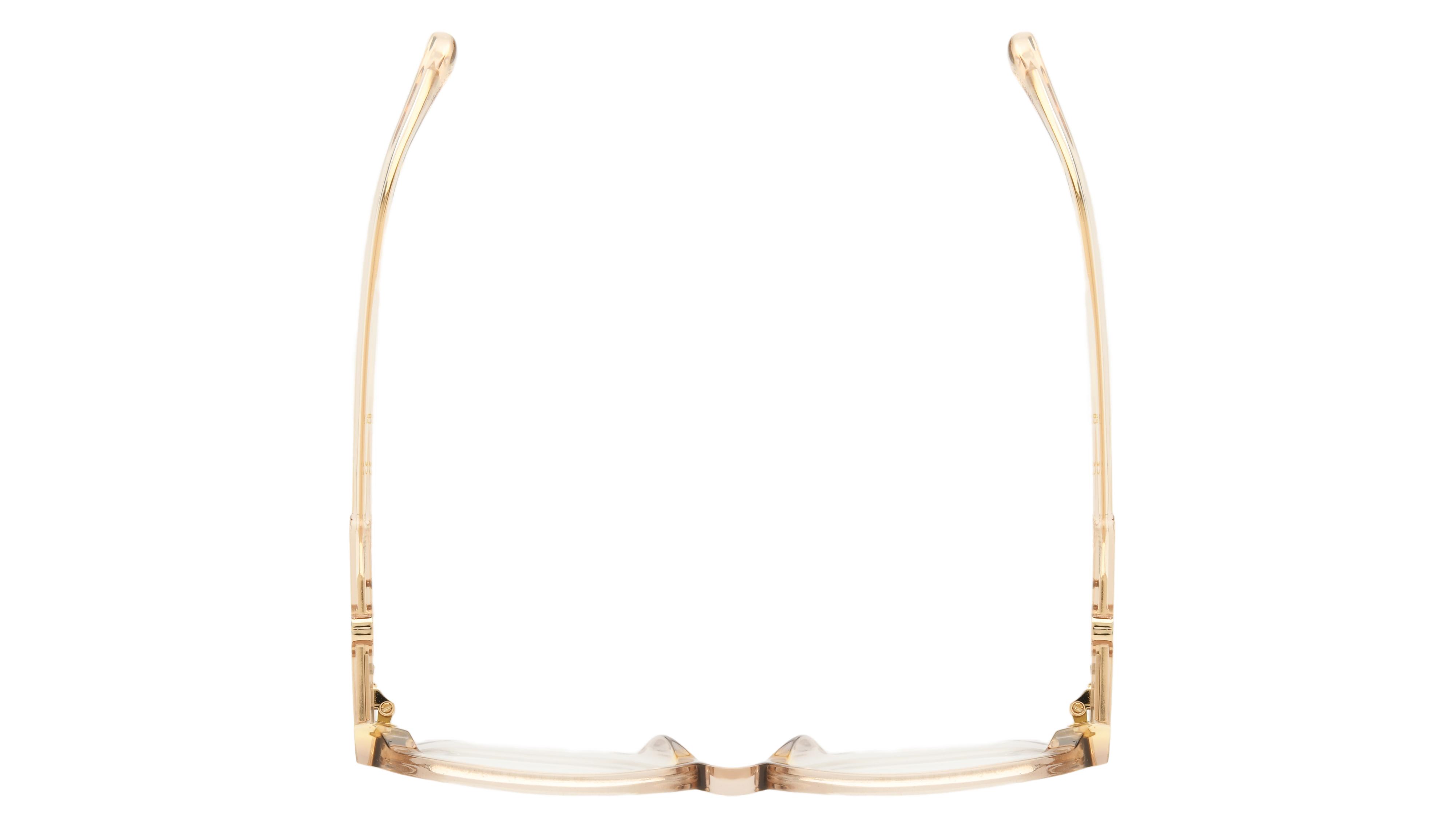 Lunettes de vue Maje Femme Marron Rectangle Mj1073 Dessus