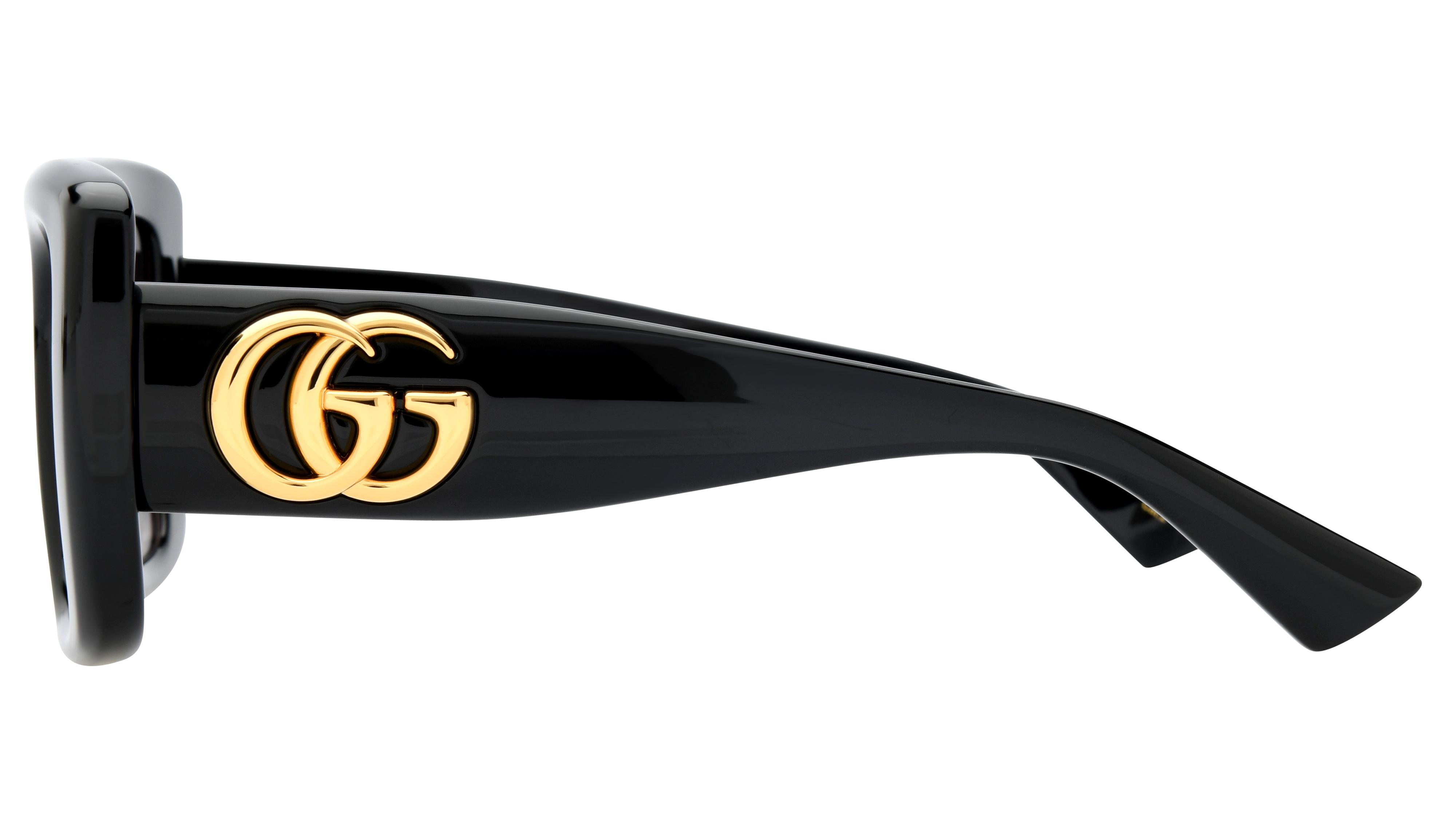 Lunettes de soleil Gucci Femme Noir Papillon Gg1975 Gauche