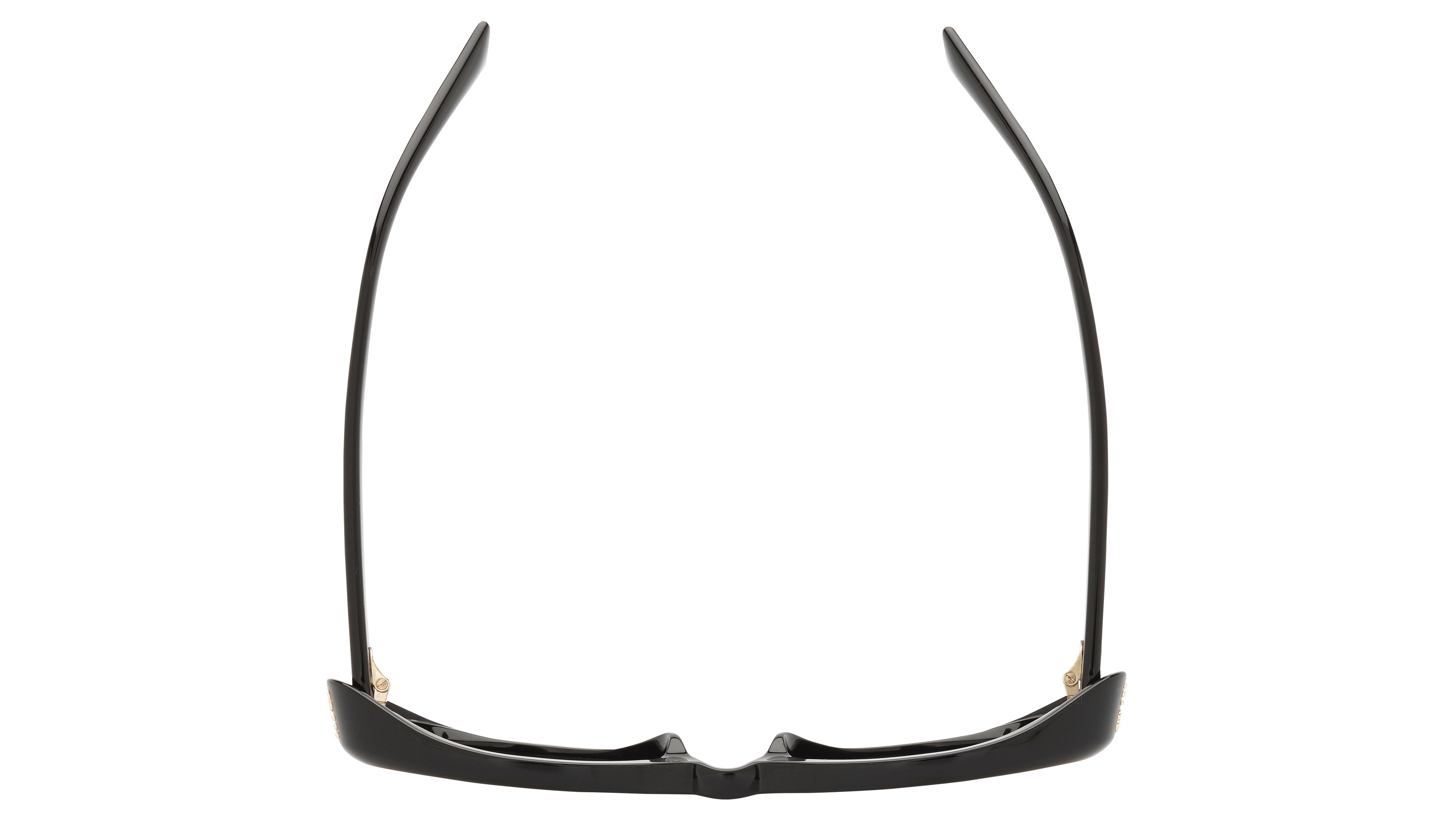 Lunettes de soleil Miu Miu Femme Noir Ovale MU Dessus
