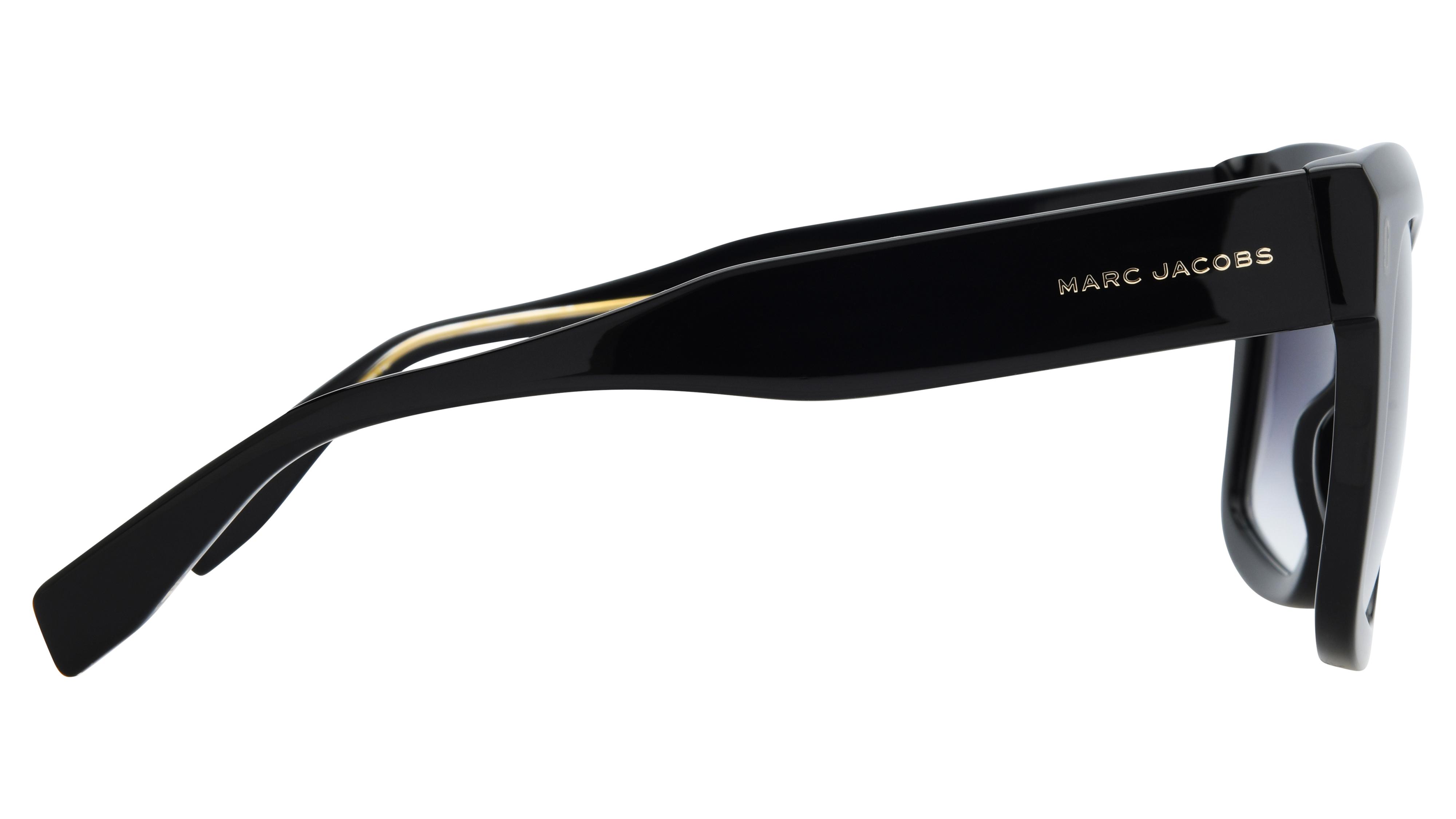 Lunettes de soleil Marc Jacobs Femme Noir Carré Mj Droite