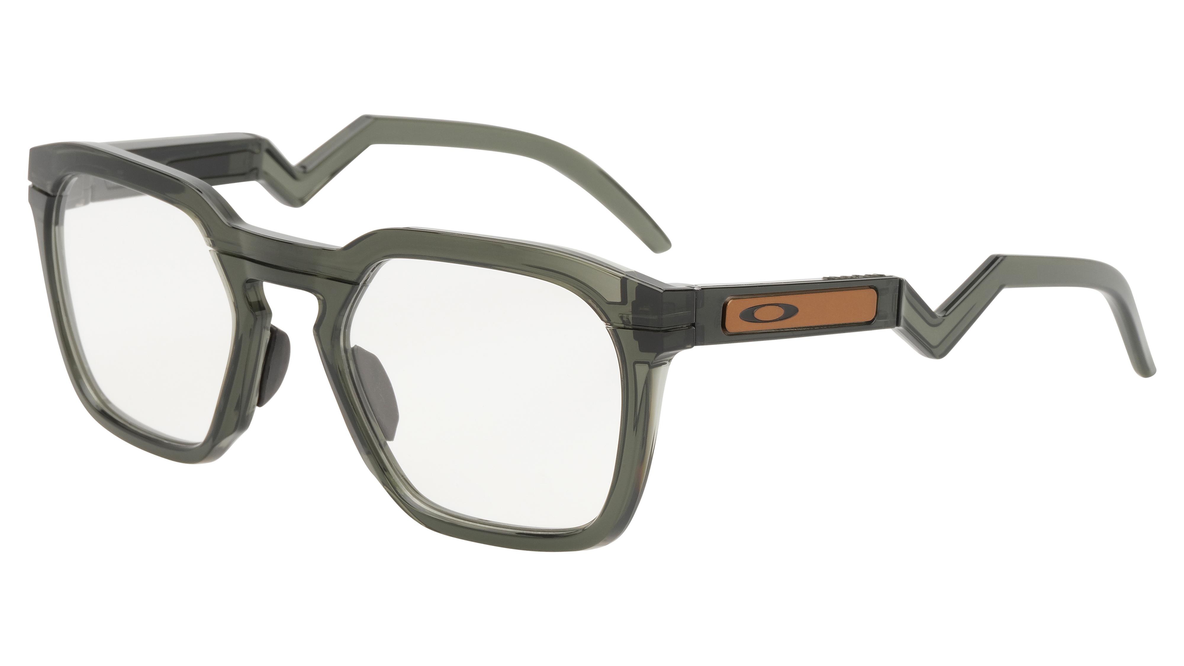 Lunettes de vue Oakley Mixte Vert Carré ox8208 Trois-Quart