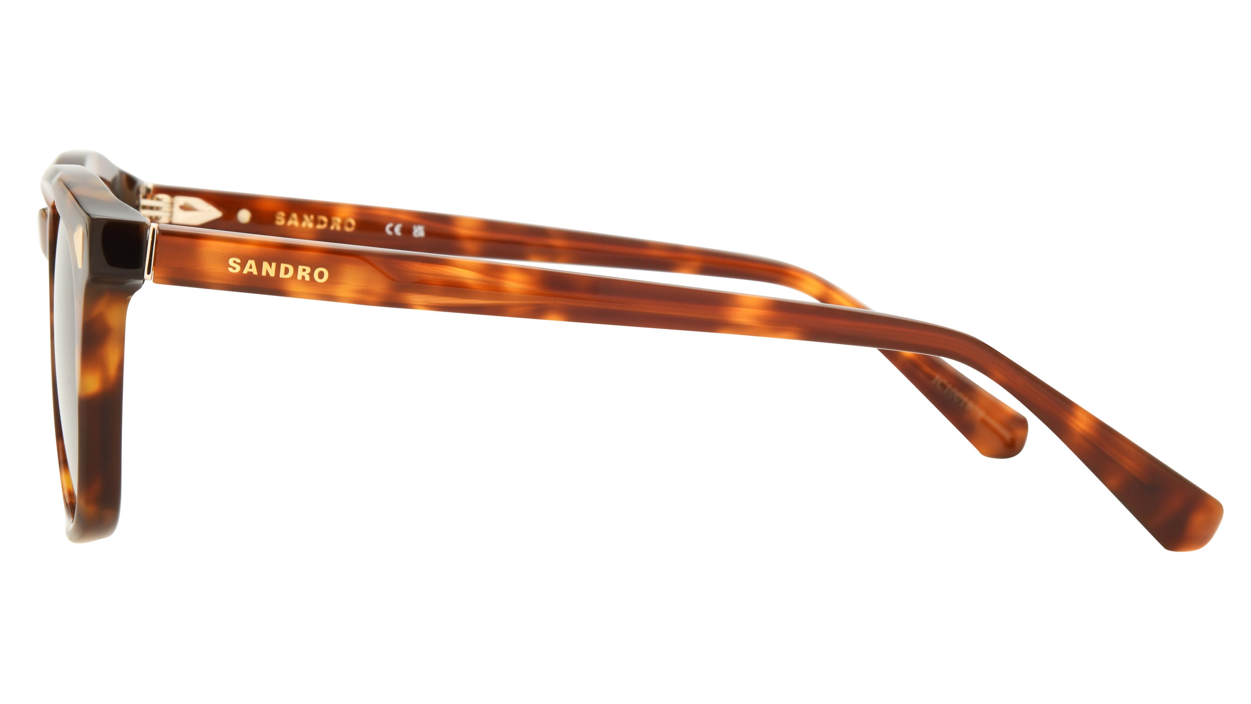 Lunettes de soleil Sandro Femme Écaille Carré SD6099 Gauche