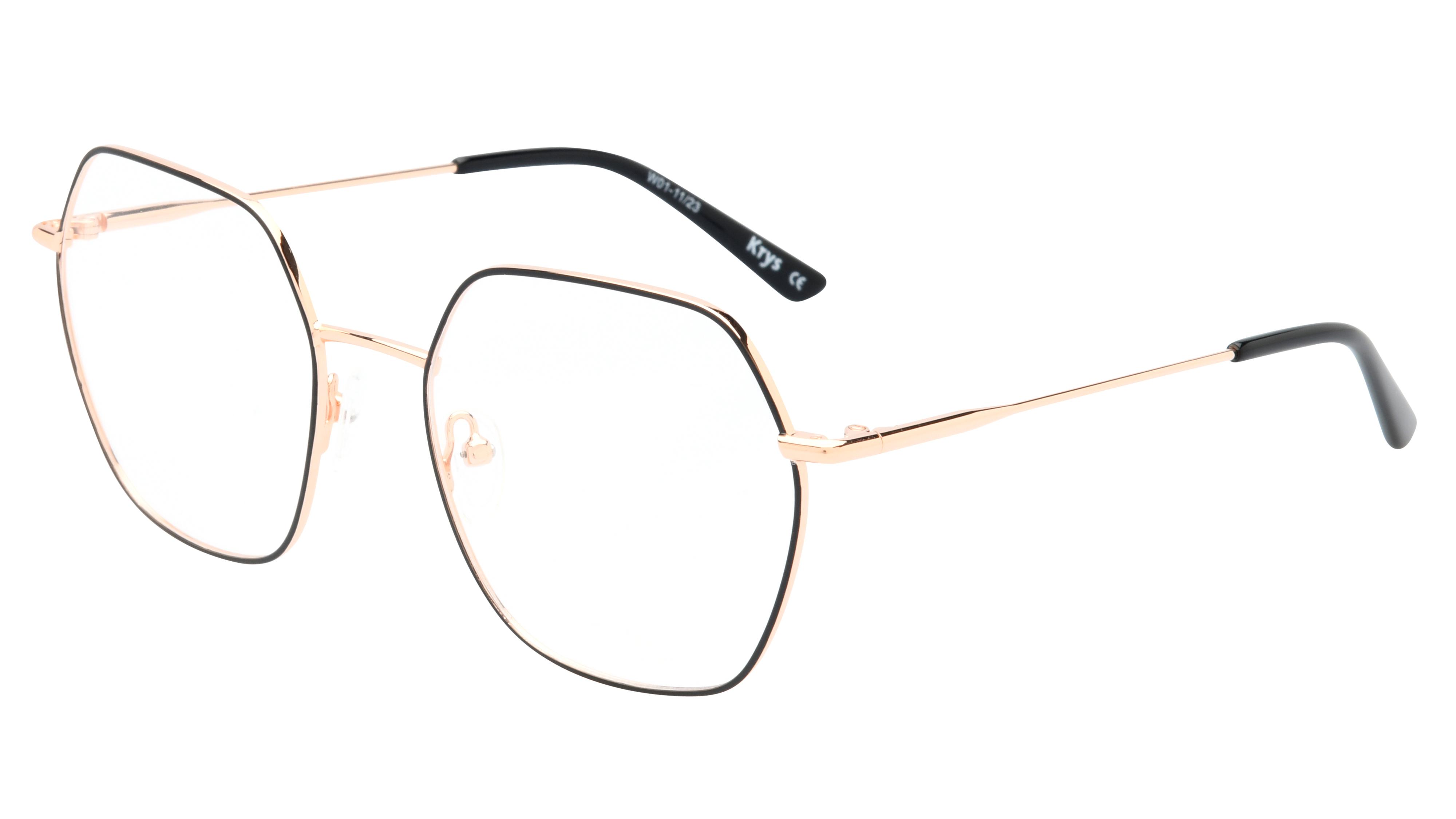 Lunettes de vue Signature Krys Femme Or Carré Kor2403 Trois-Quart
