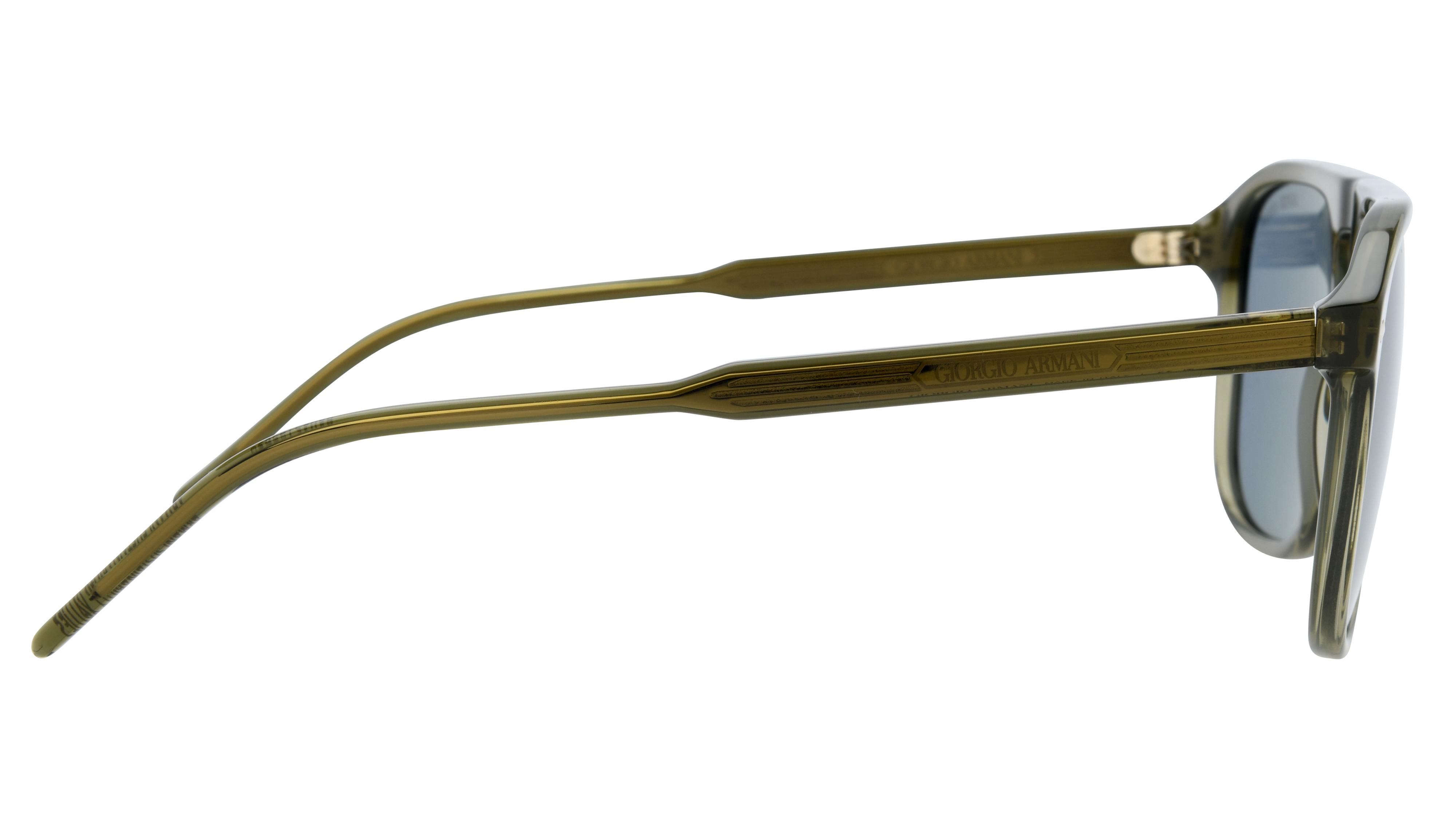 Lunettes de soleil Giorgio Armani Homme Vert Carré Ar8212 Droite