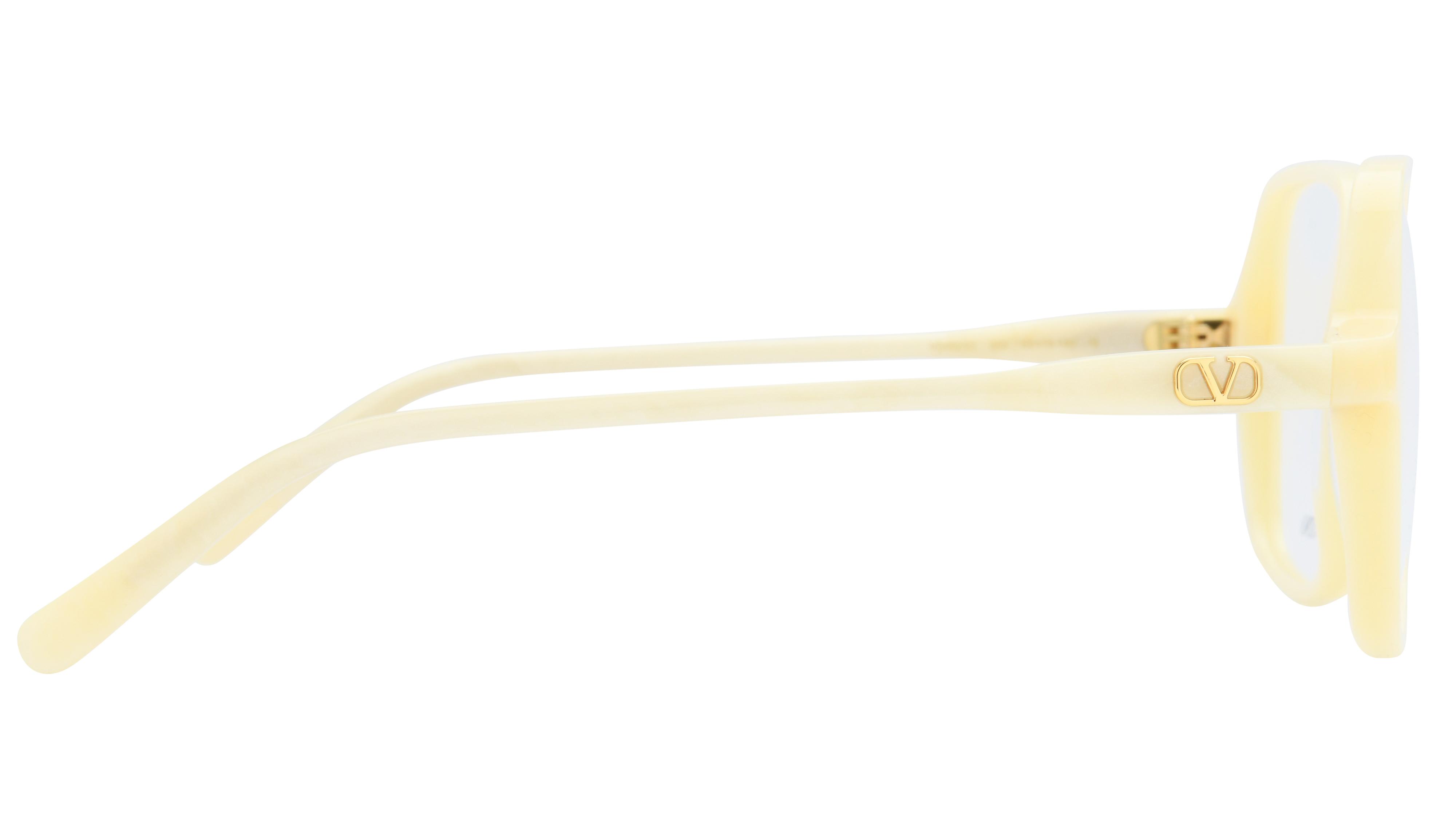 Lunettes de vue Valentino Femme Blanc Carré Vg0021O Droite