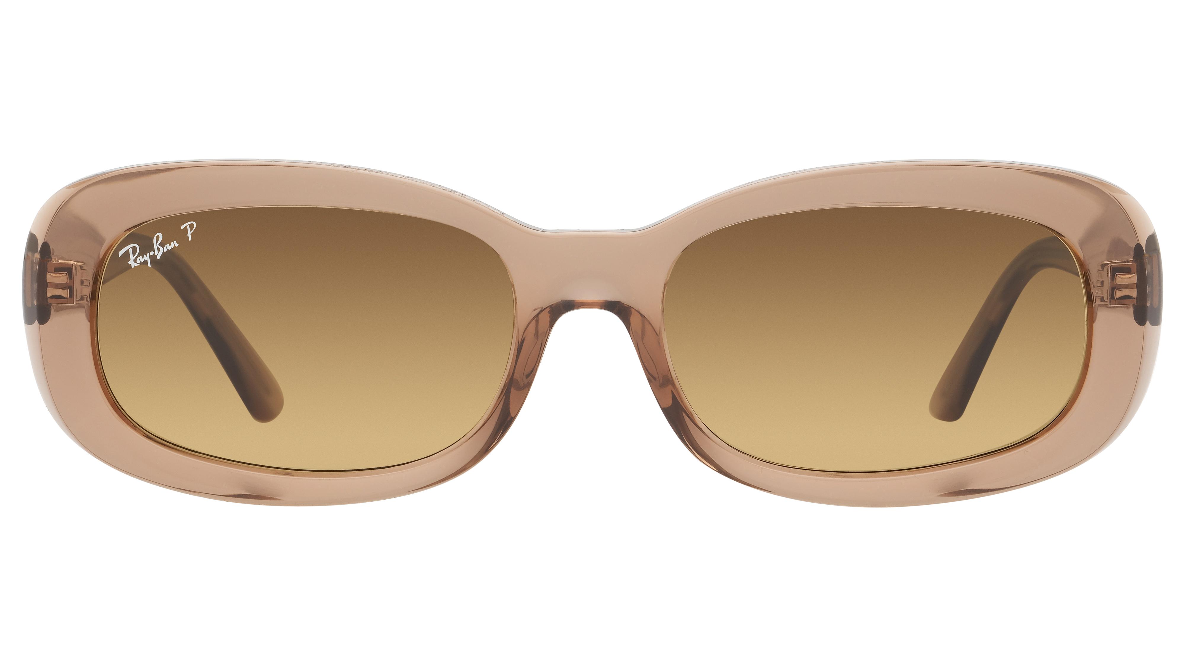 Lunettes de soleil Ray-Ban Femme Marron Ovale rb2221 Face