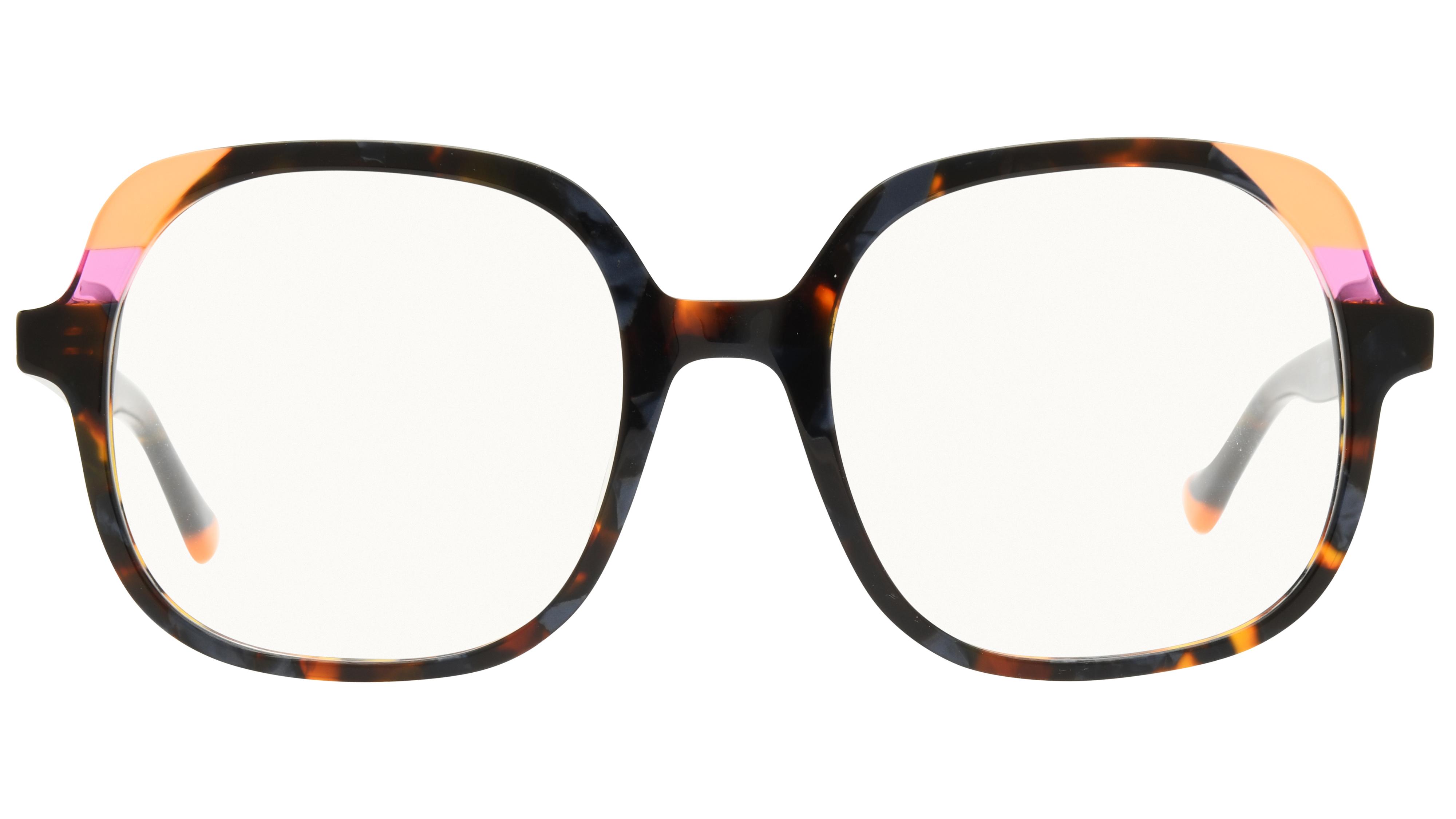 Lunettes de vue Signature Krys Femme Écaille Carré Kis2501 Face