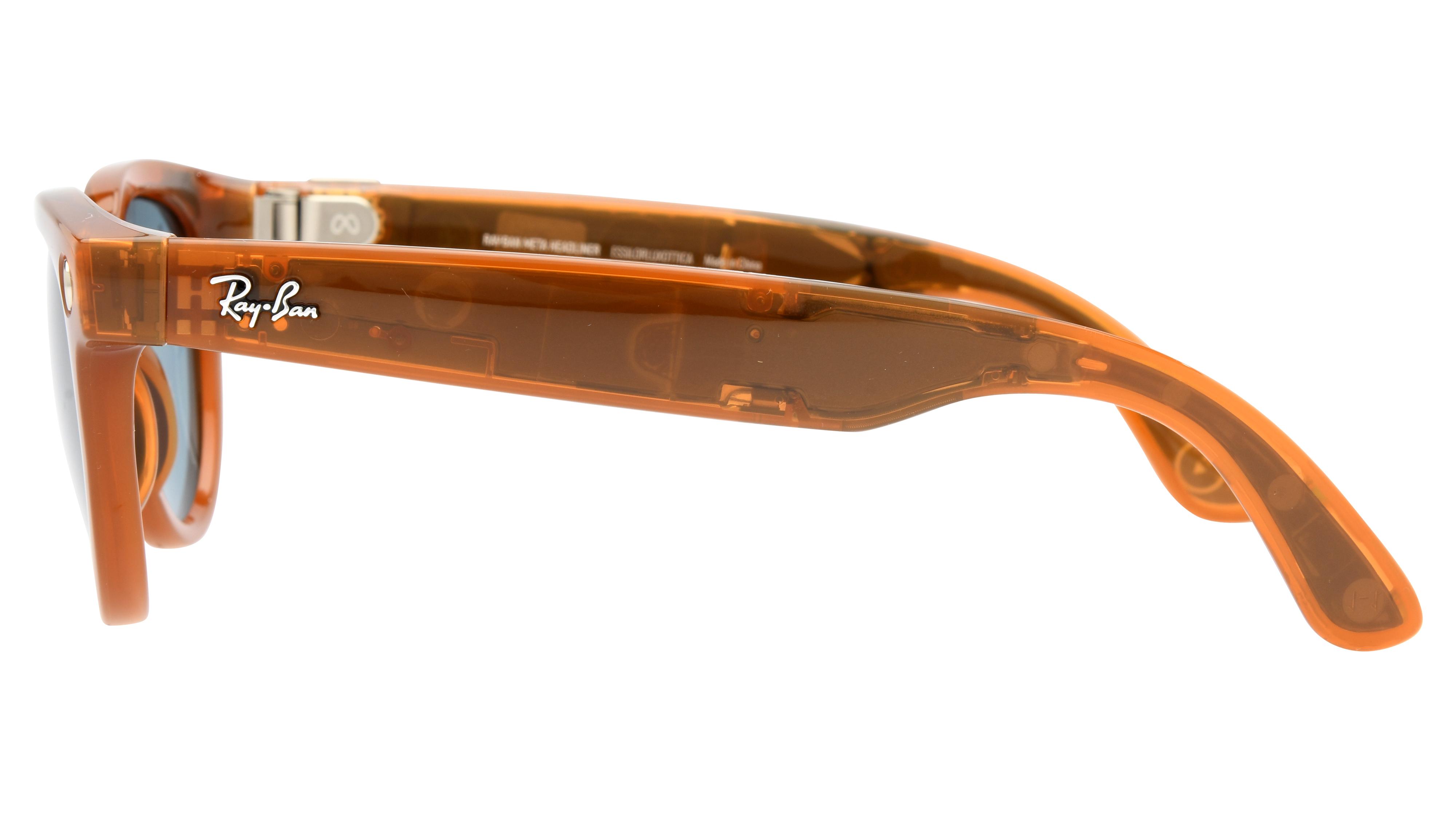 Lunettes de soleil Ray-Ban Mixte Marron Pantos Rw4009 Gauche