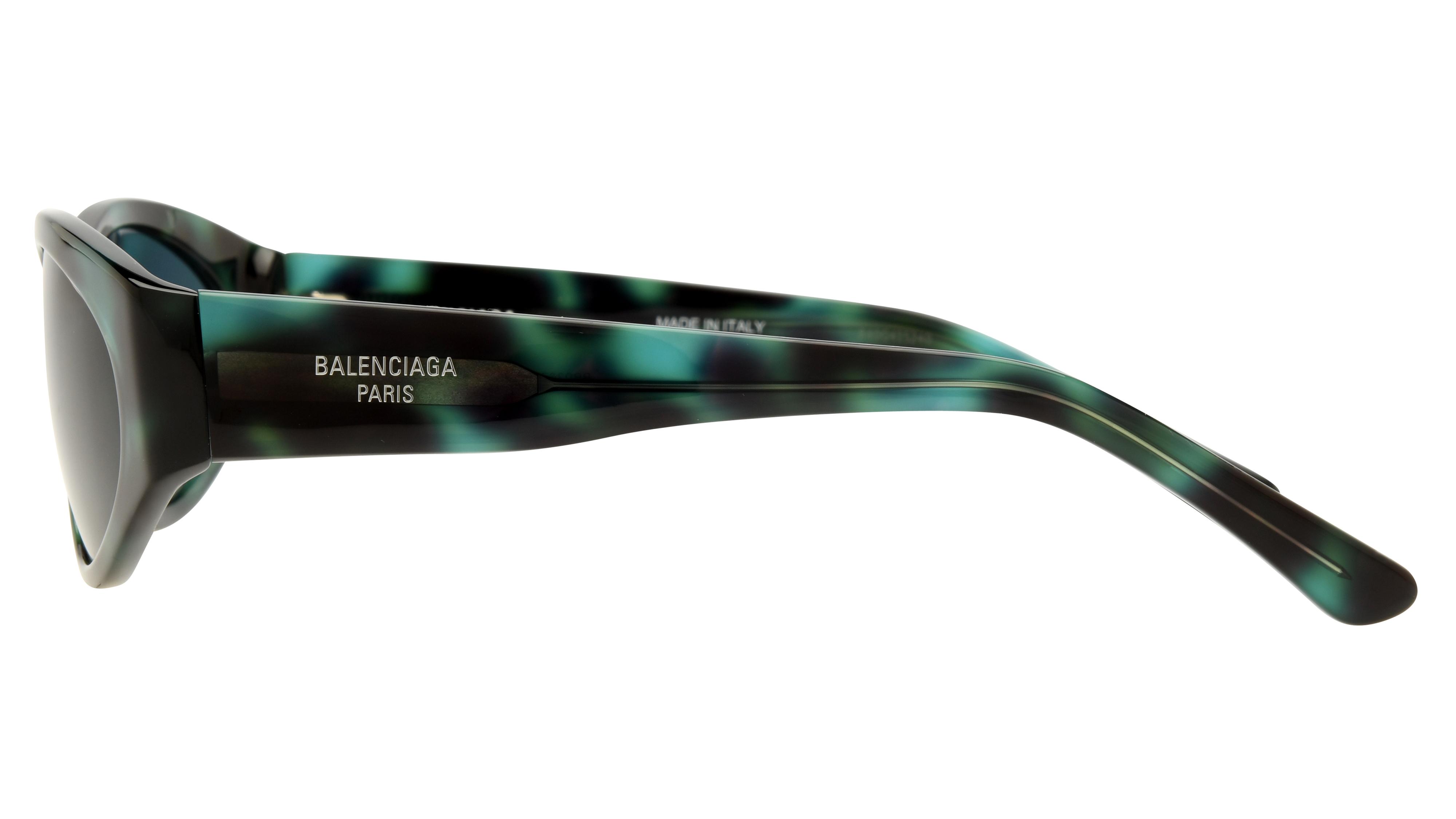 Lunettes de soleil Balenciaga Femme Écaille Ovale Bb0367S Gauche