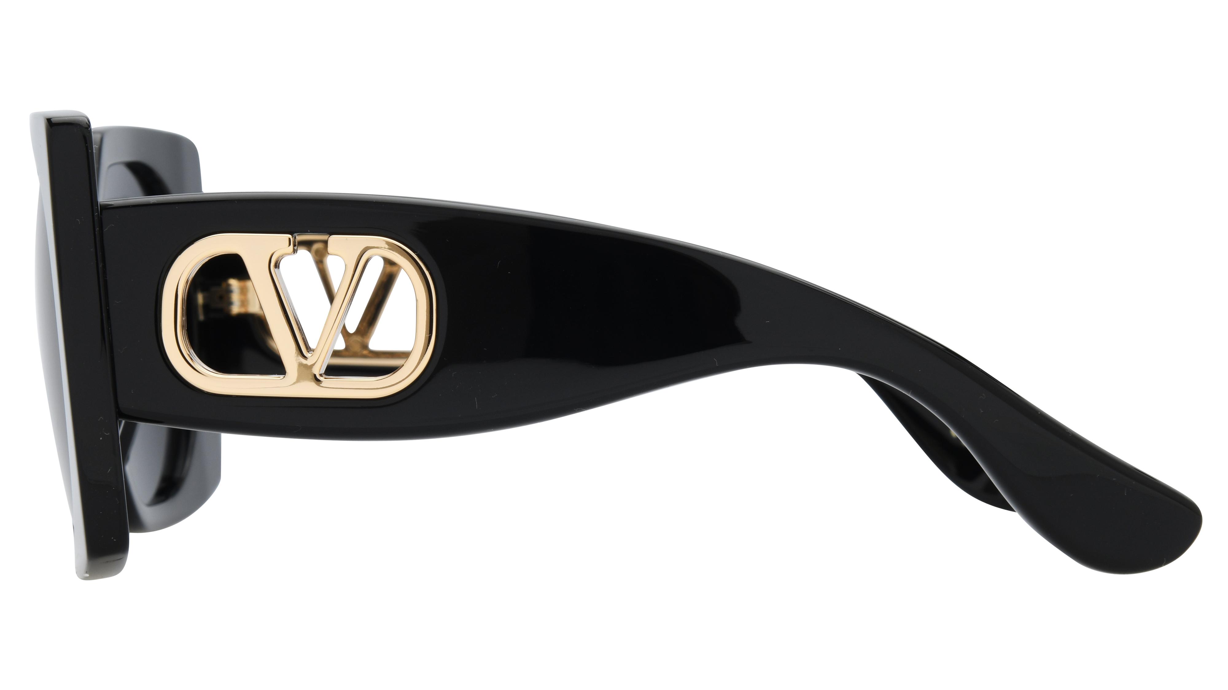 Lunettes de soleil Valentino Femme Noir Carré Vg0002S Gauche