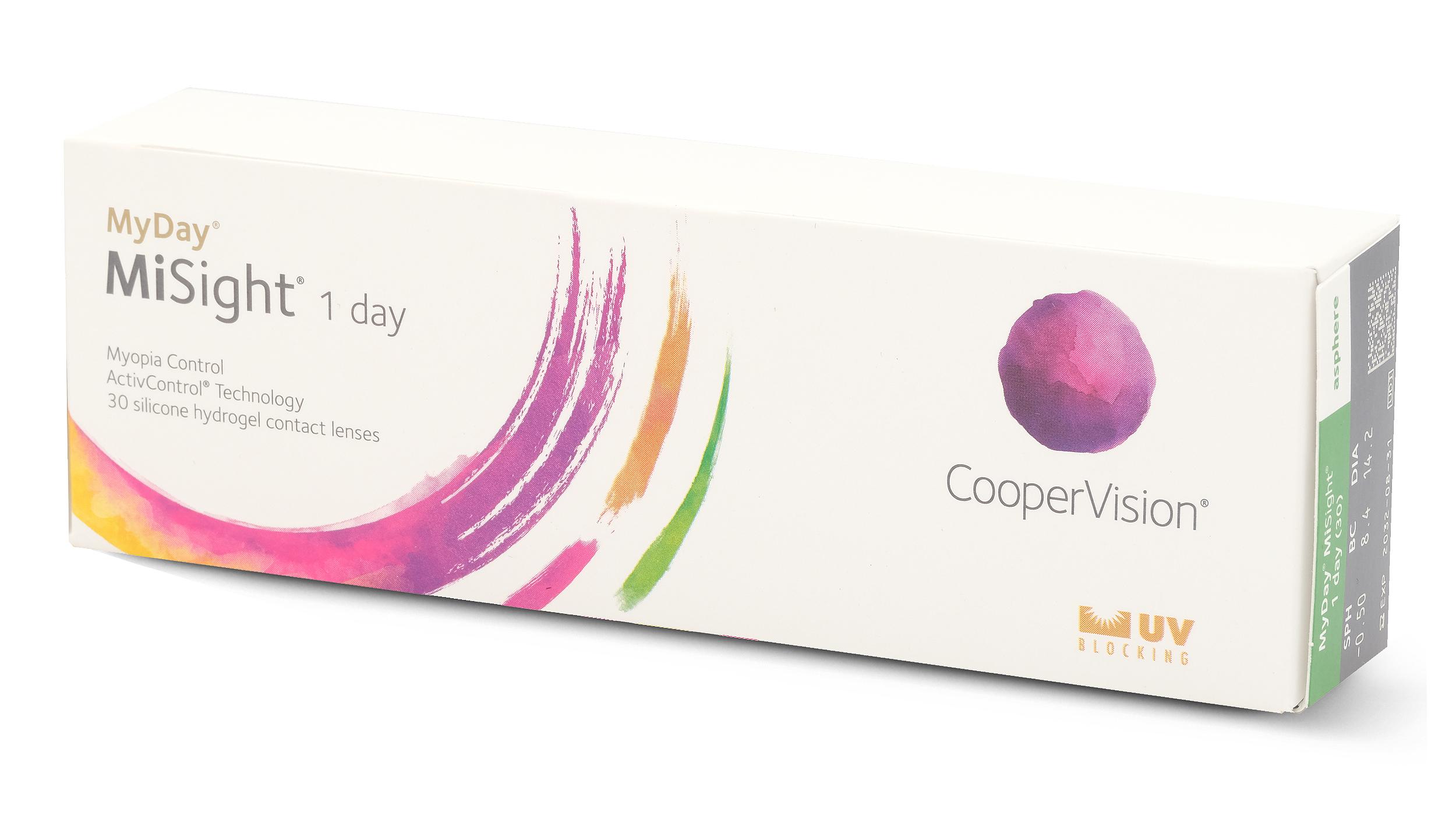 Lentilles de contact MyDay MiSight Boîte de 30