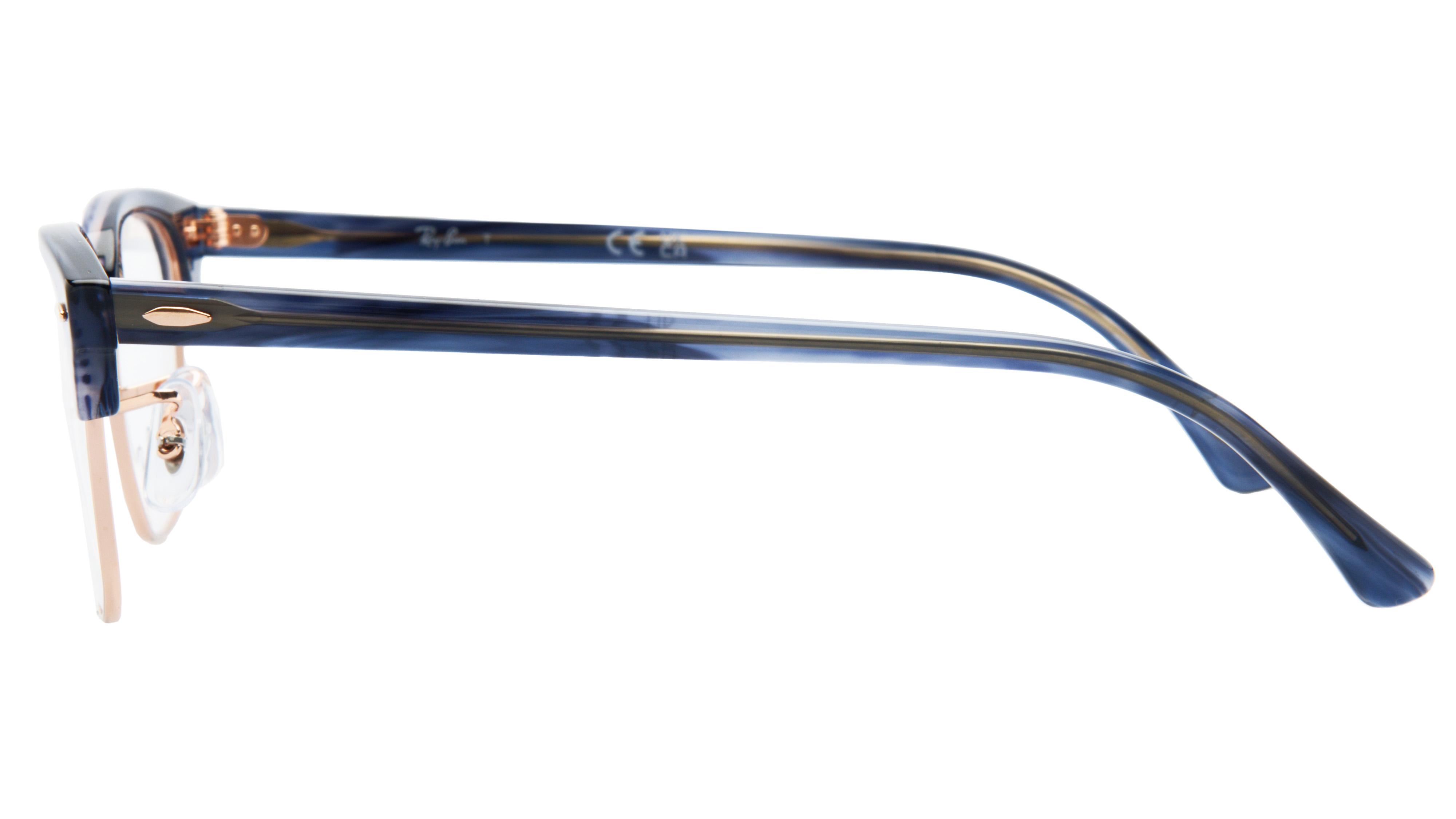 Lunettes de vue Ray-Ban Mixte Bleu Carré Rx5154 Gauche