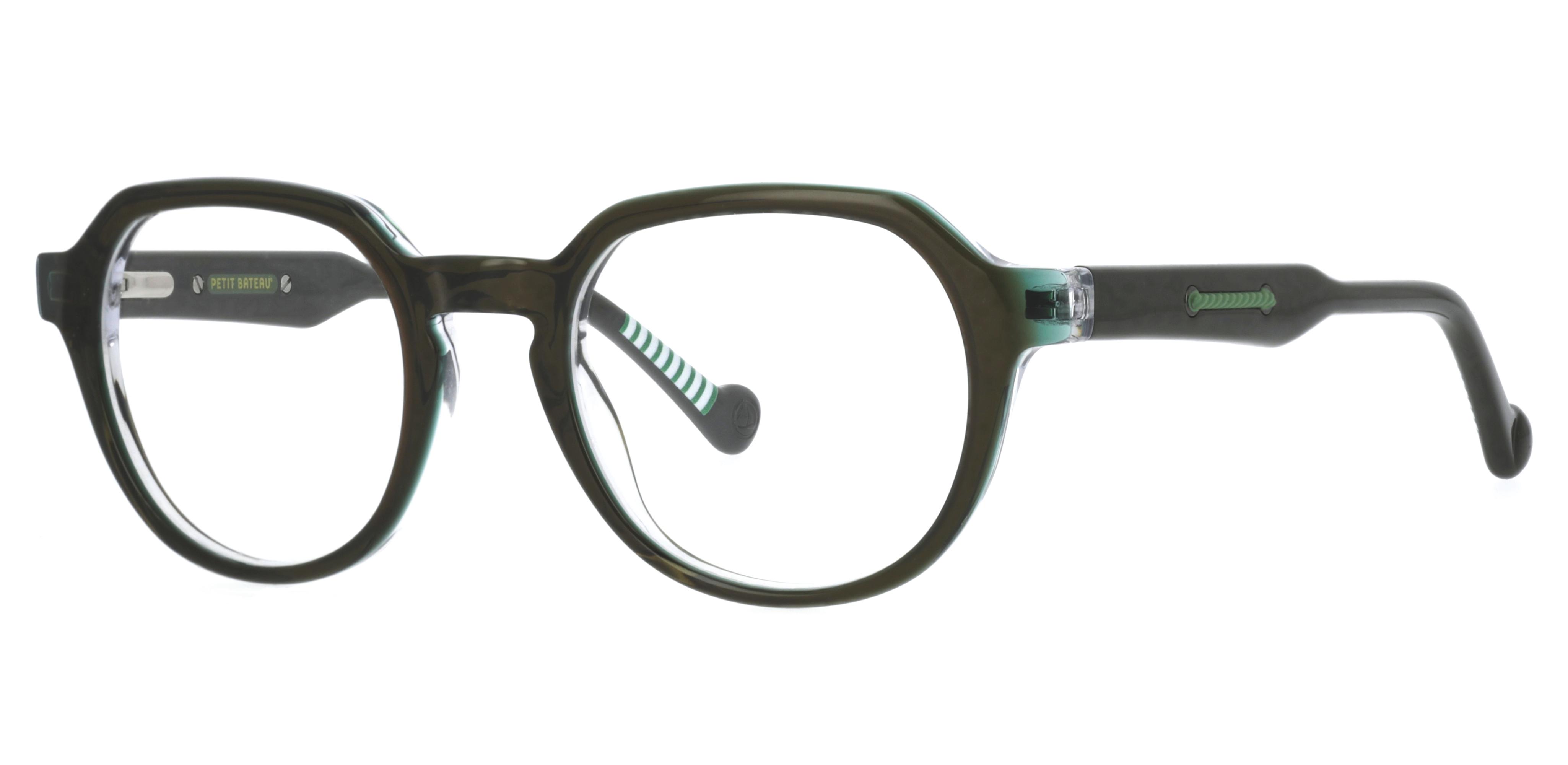 Lunettes de vue Petit Bateau Enfant Vert Carré Brehat Gauche