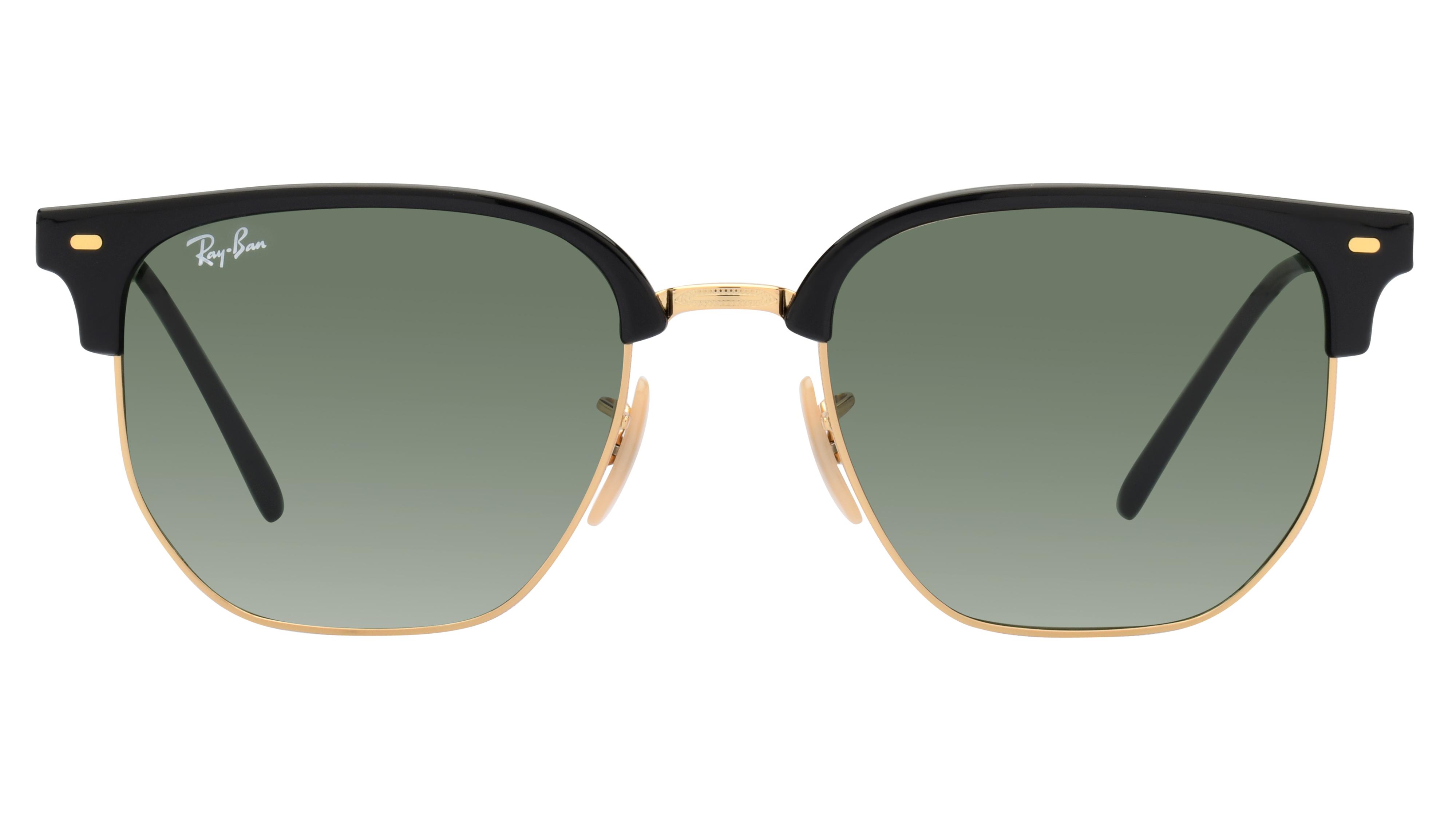 Lunettes de soleil Ray-Ban Mixte Or Carré RB4416 Face