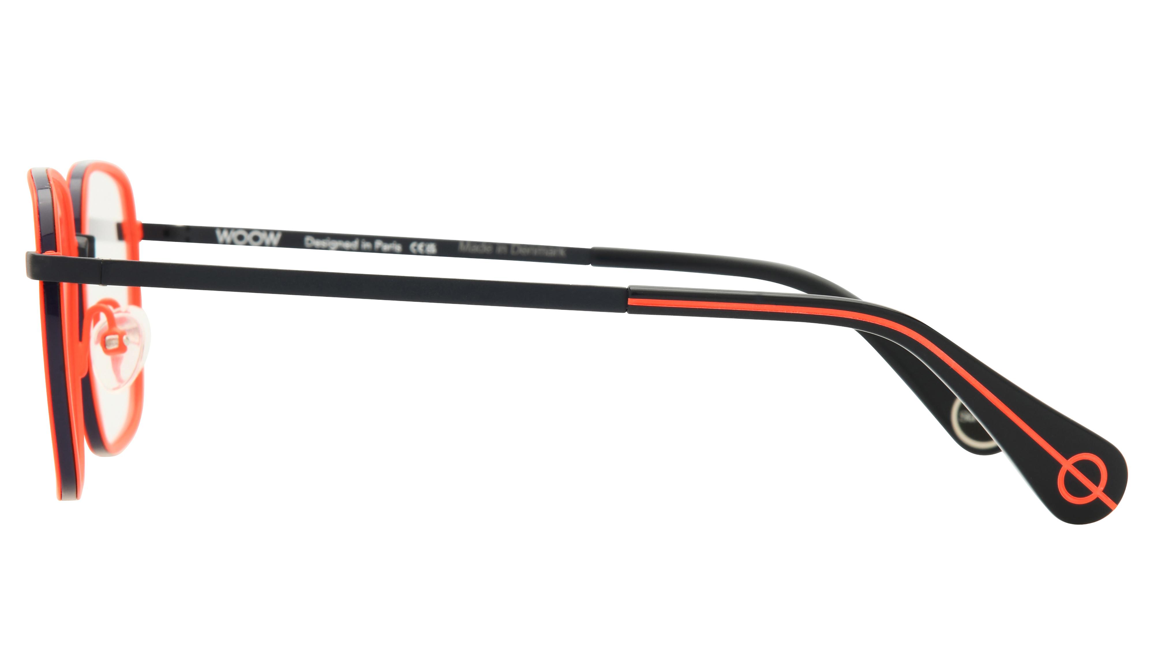 Lunettes de vue WOOW Homme Rouge Rectangle BESTRONGER Gauche