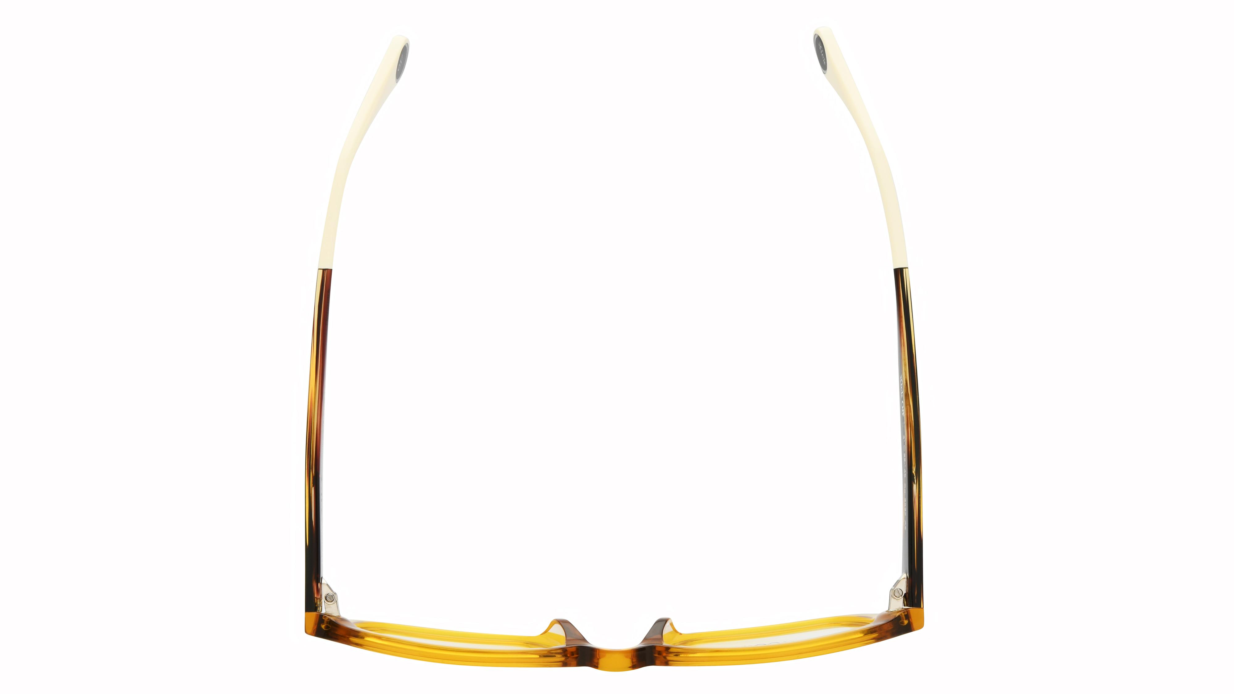 Lunettes de vue WOOW Mixte Jaune Rectangle KICK Dessus