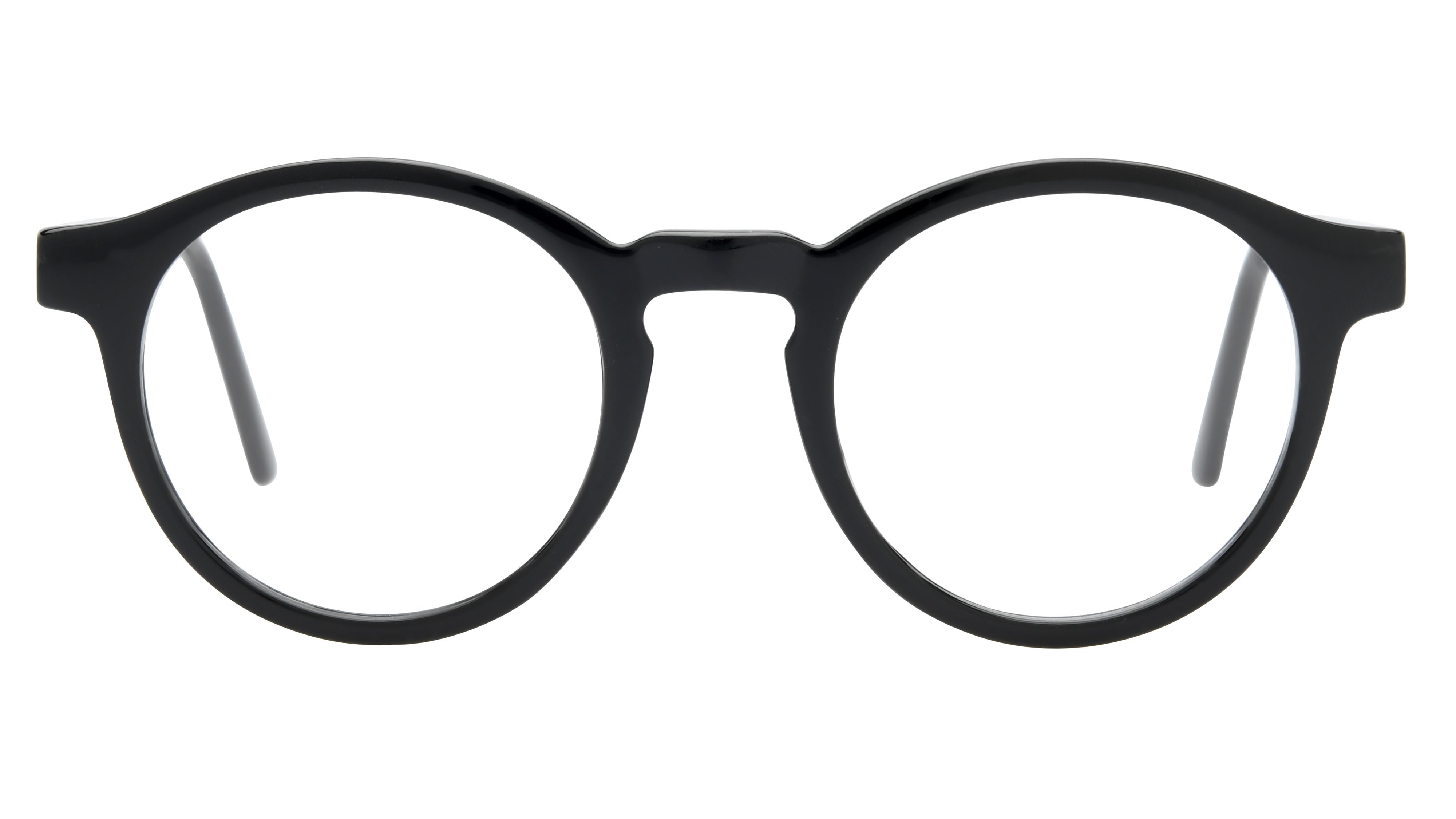 Lunettes de vue Signature Krys Homme Noir Pantos Kor2404 Face