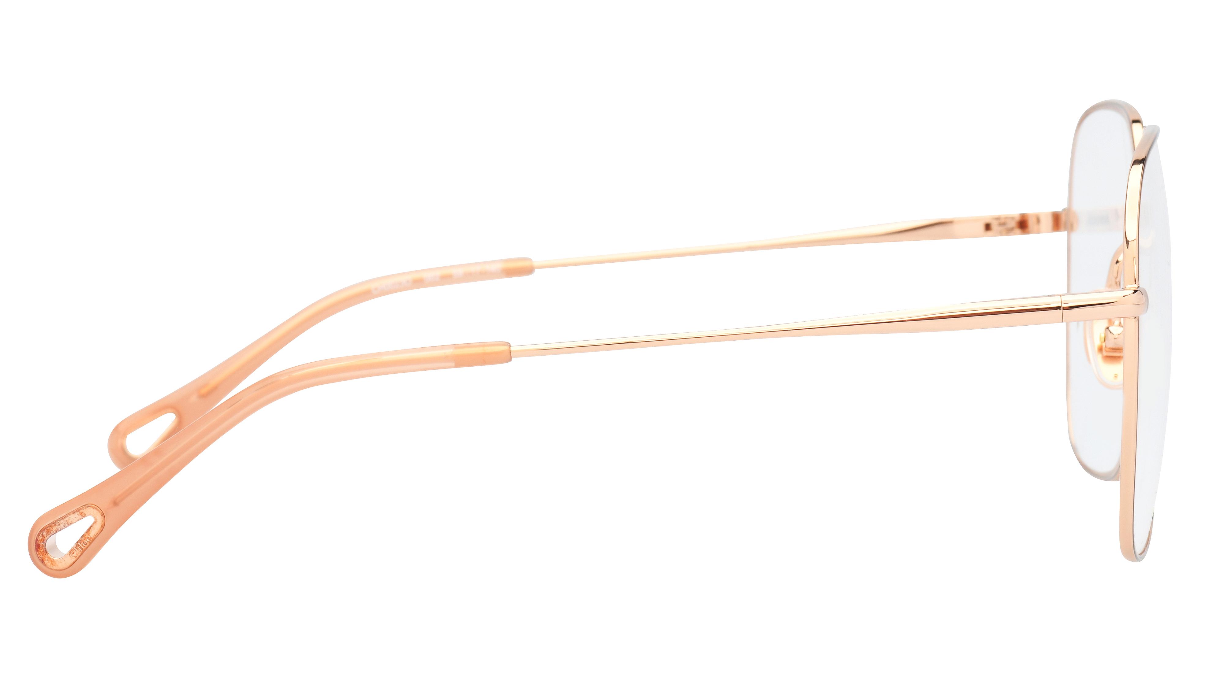 Lunettes de vue Chloé Femme Rose Carré Ch0023O Droite